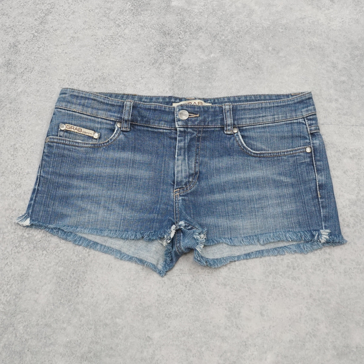2000s Grab Denim Light Wash Shorts