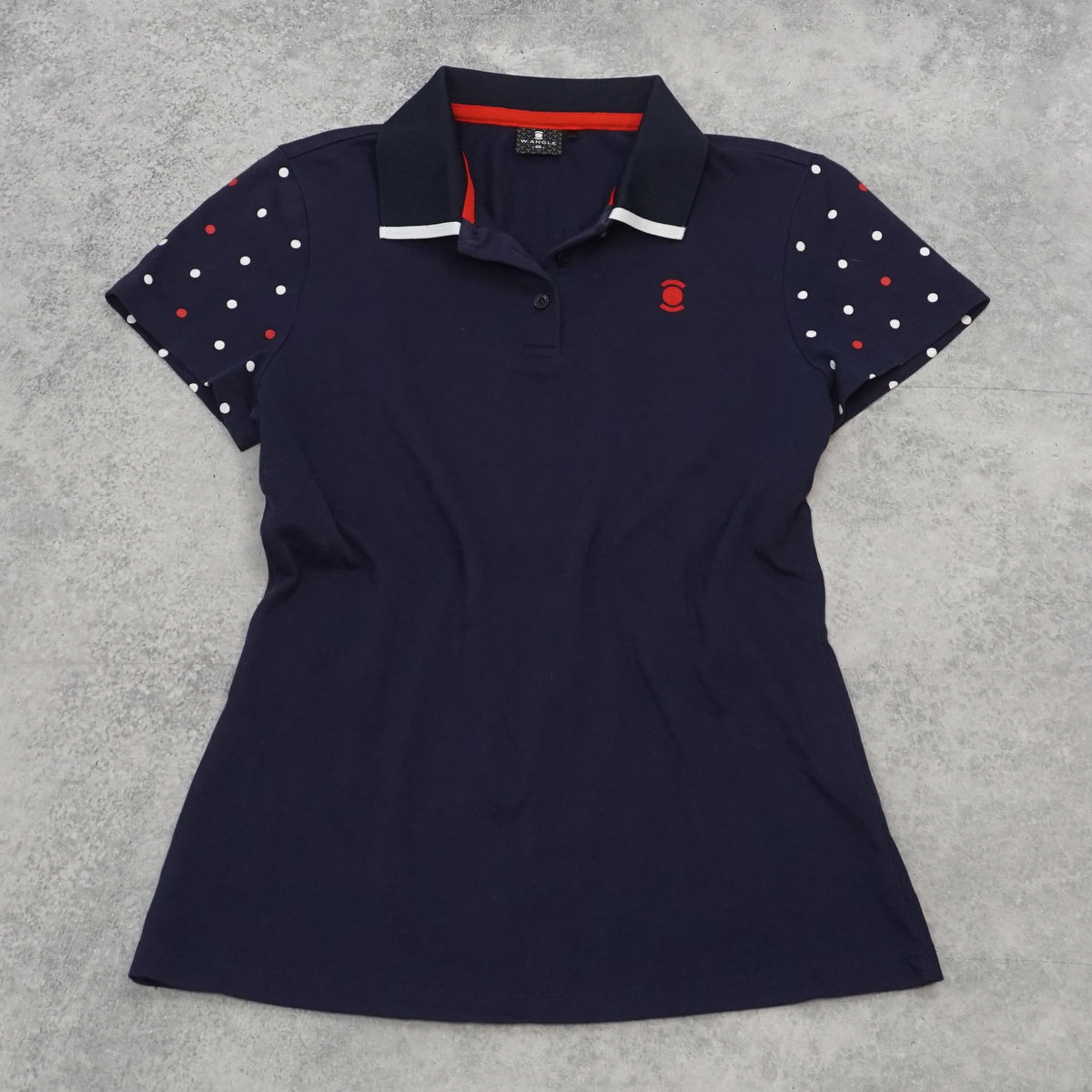 2000s W.Angle Polka Dot Polo