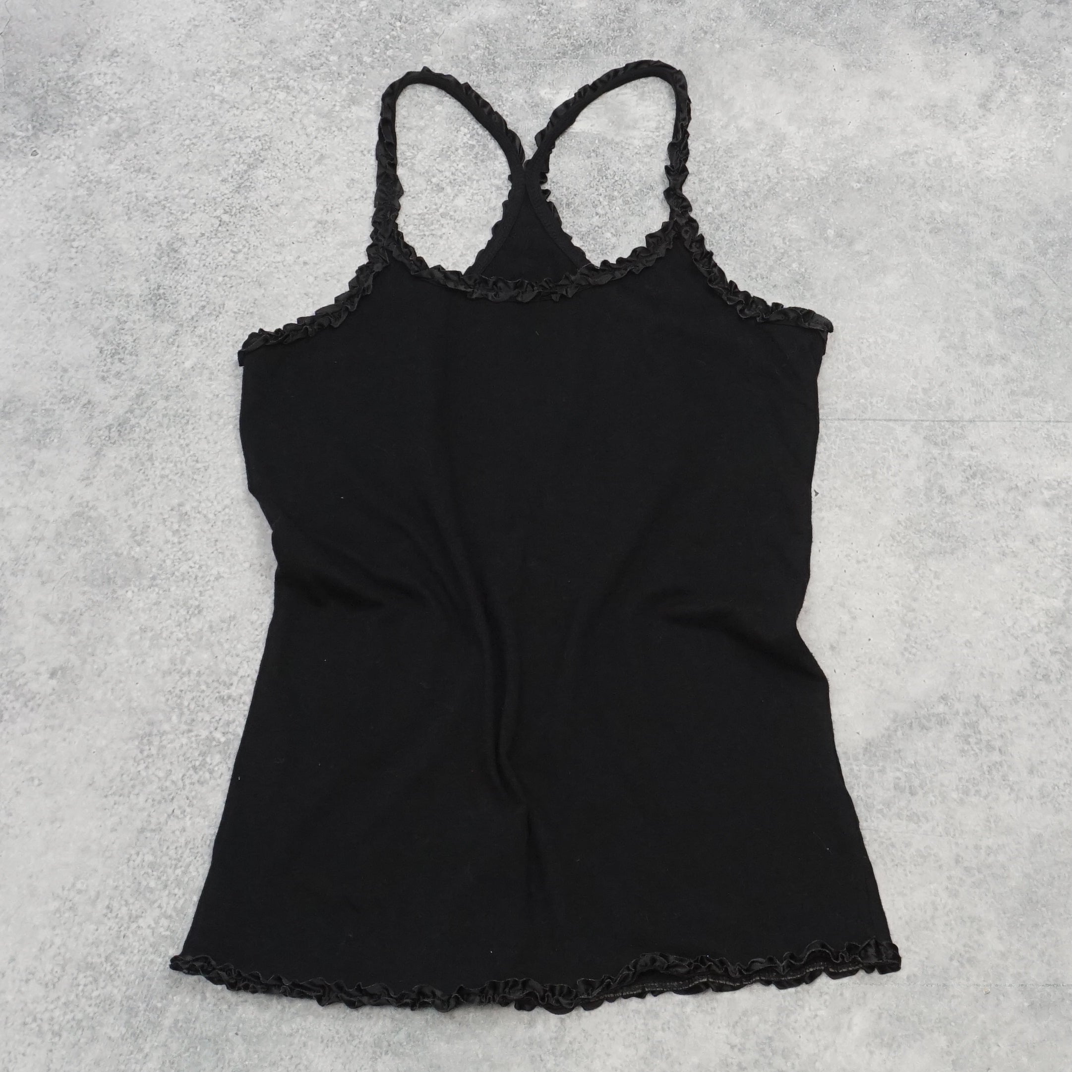 2000s Ruffle Trim Cami Top