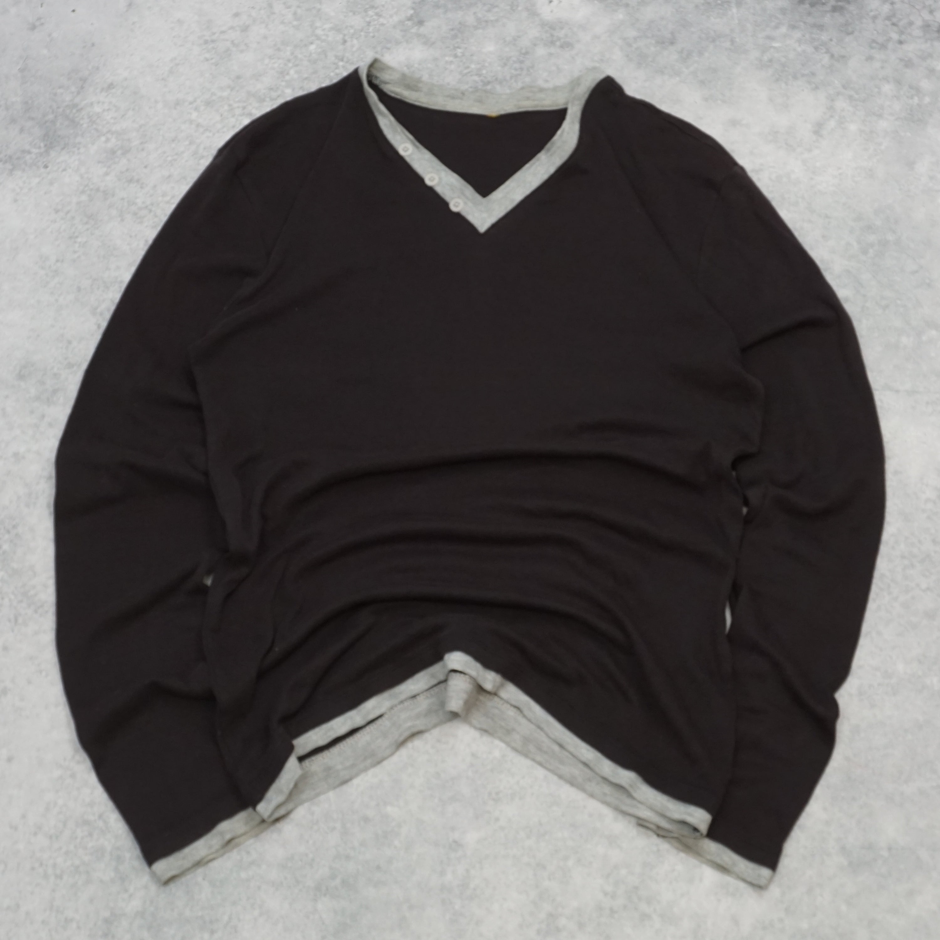 V Neck Long Sleeve Shirt