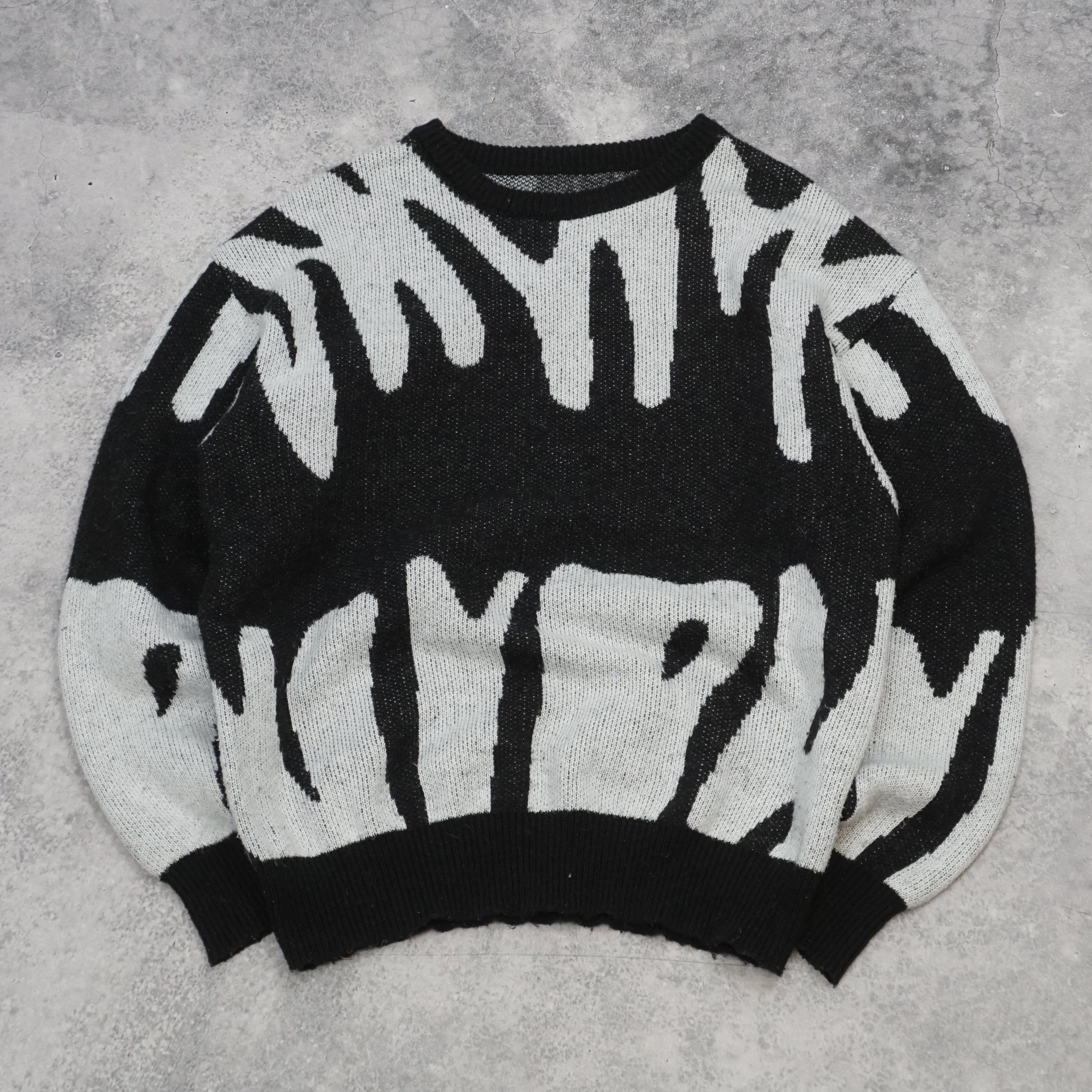 Graphic Knit Sweater