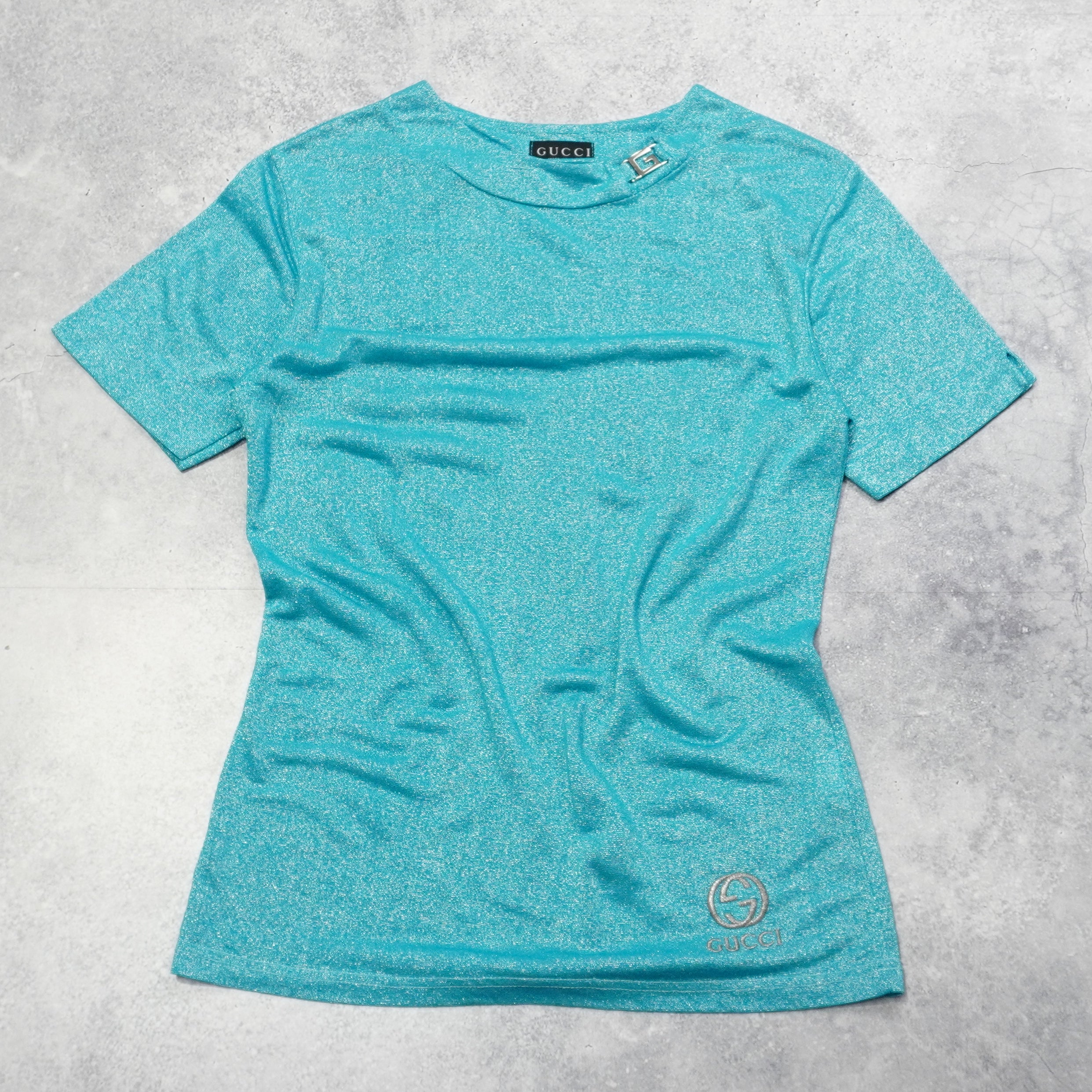 90s Gucci Metallic T-Shirt