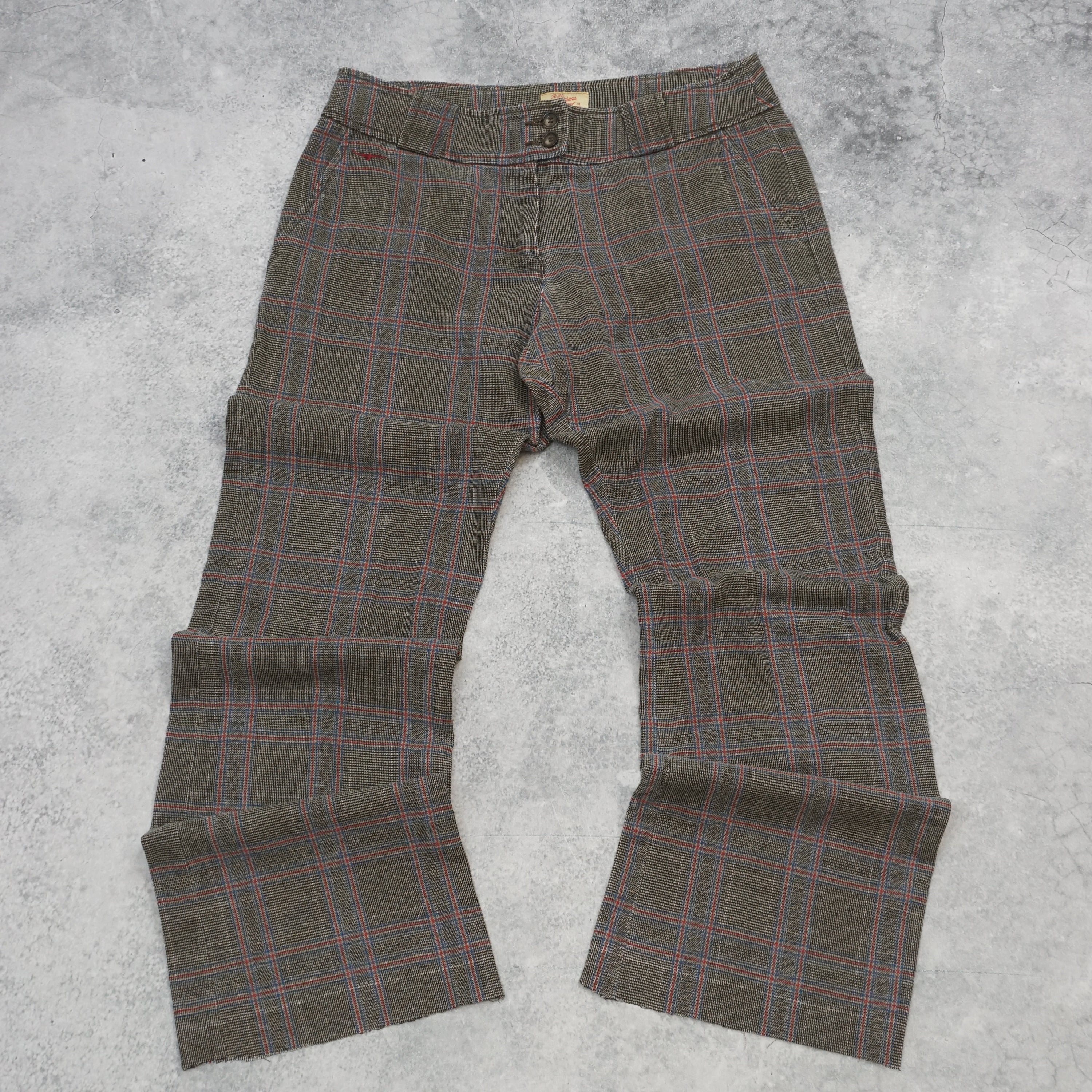 R.M. Williams Check Pattern Pants