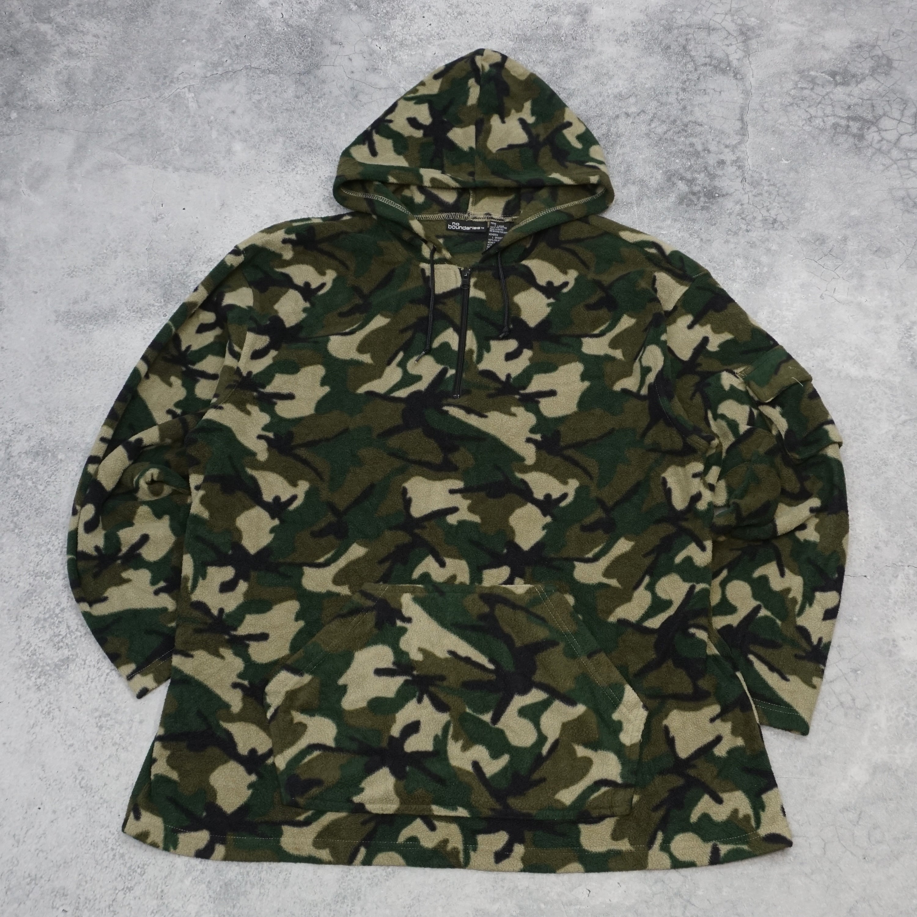 No Boundaries Camo Fleece Hoodie