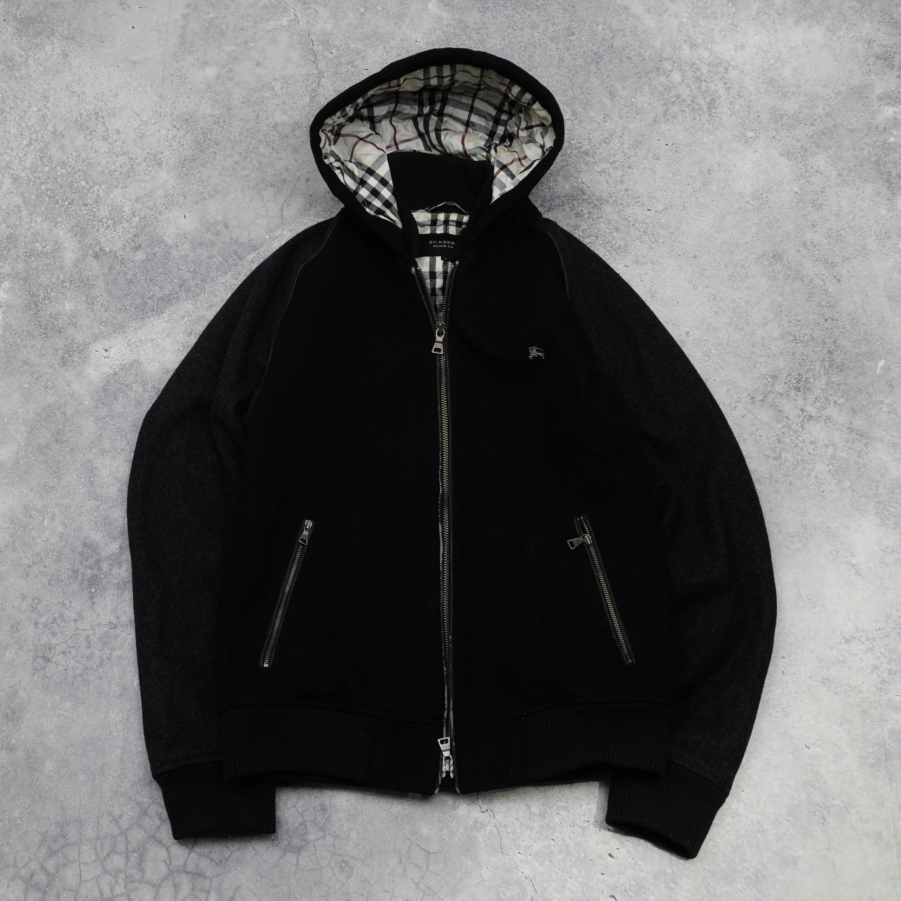 2000s Burberry Black Label Zip Up