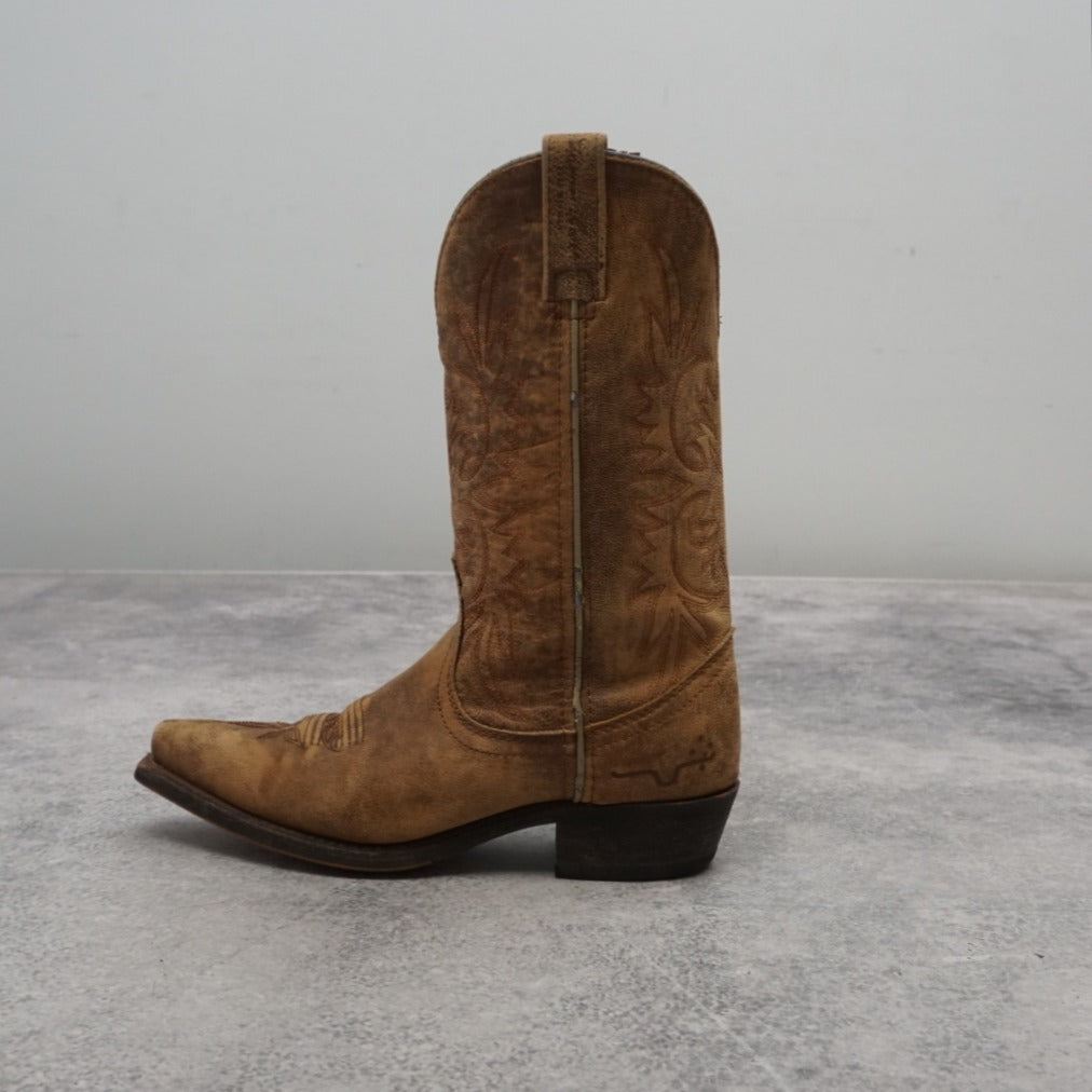 Thomas Cook Western Cowboy Embroidered Boots