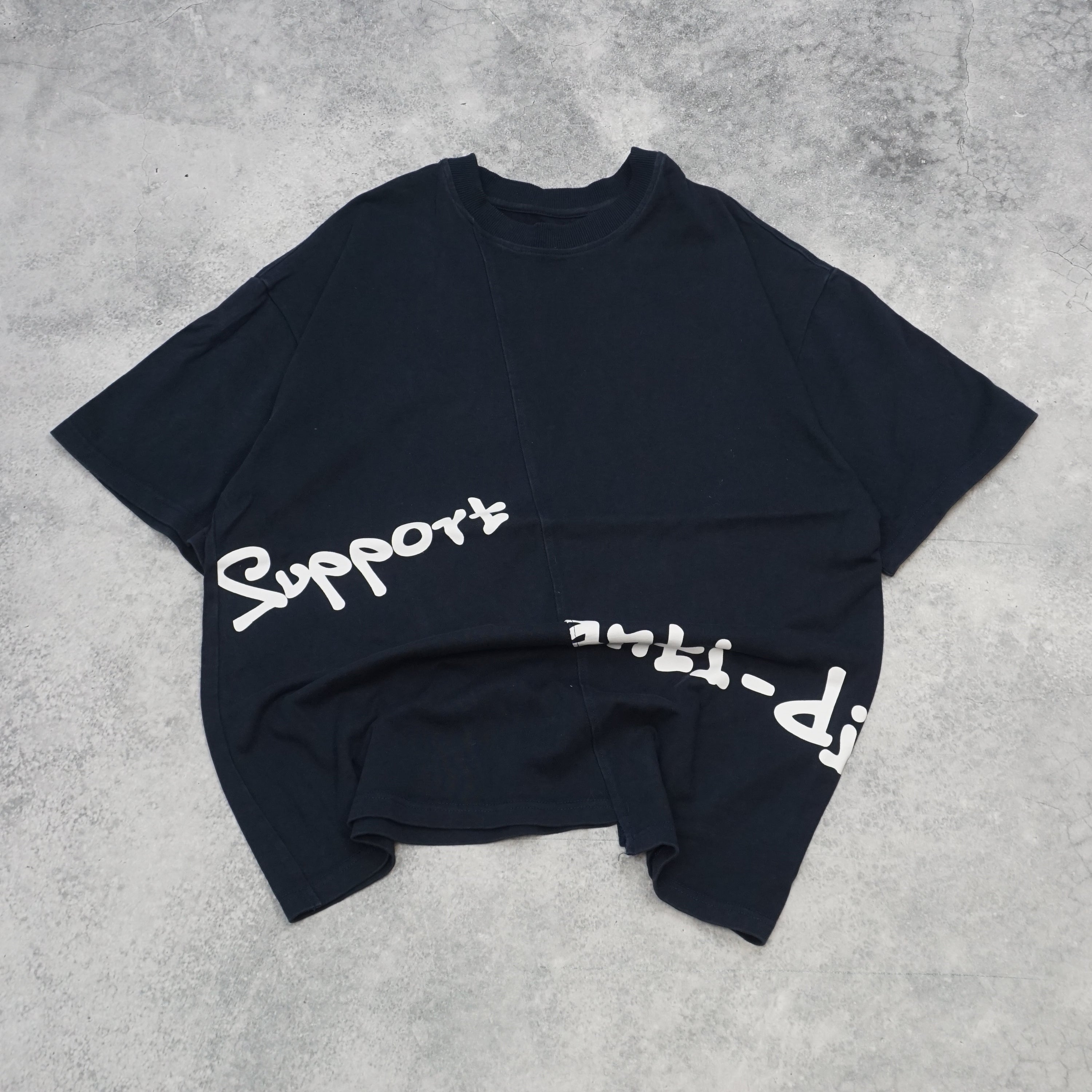 Graphic Asymmetrical T-Shirt