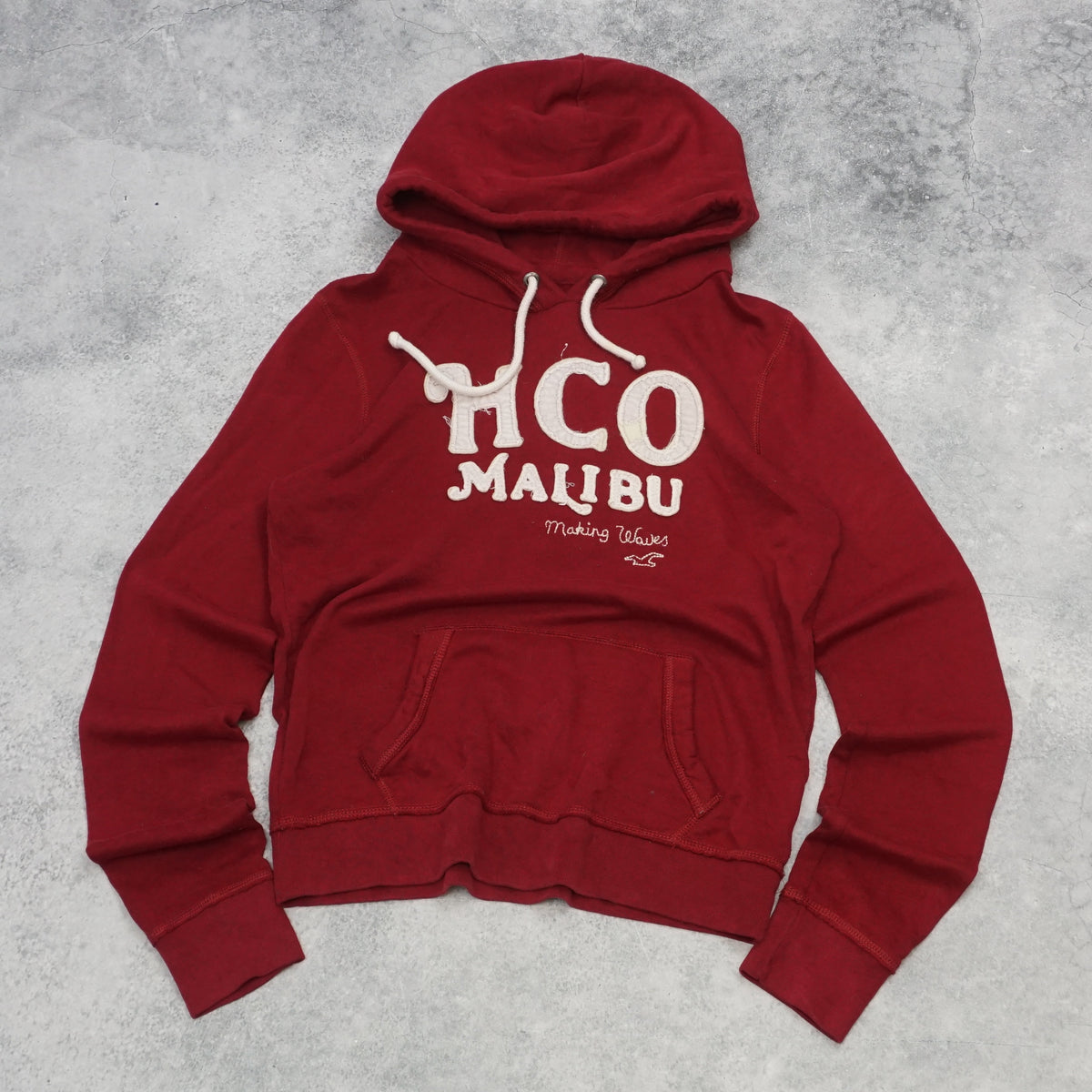 Hollister Malibu Graphic Cropped Hoodie