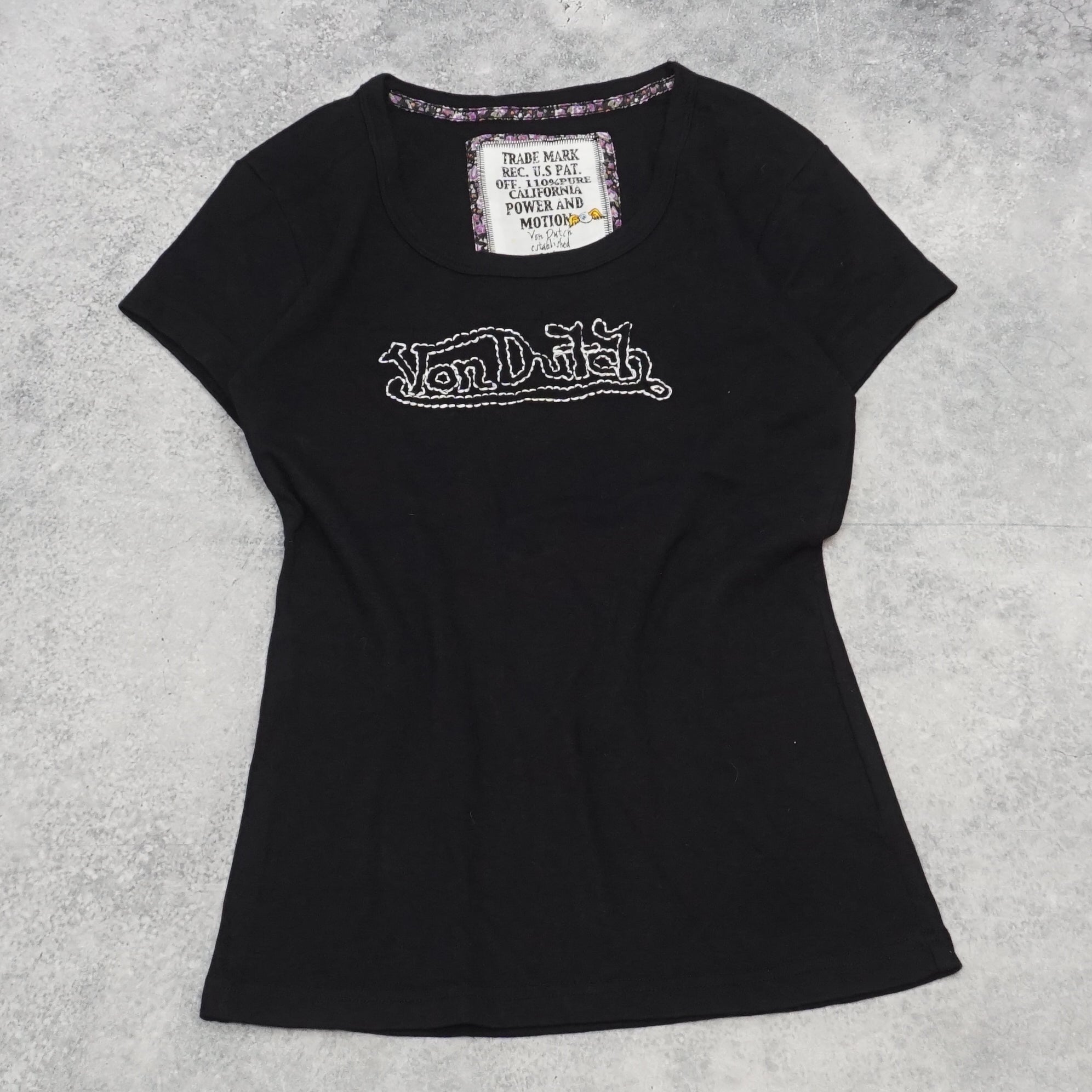 2000s Von Dutch Baby Embroidered T-Shirt