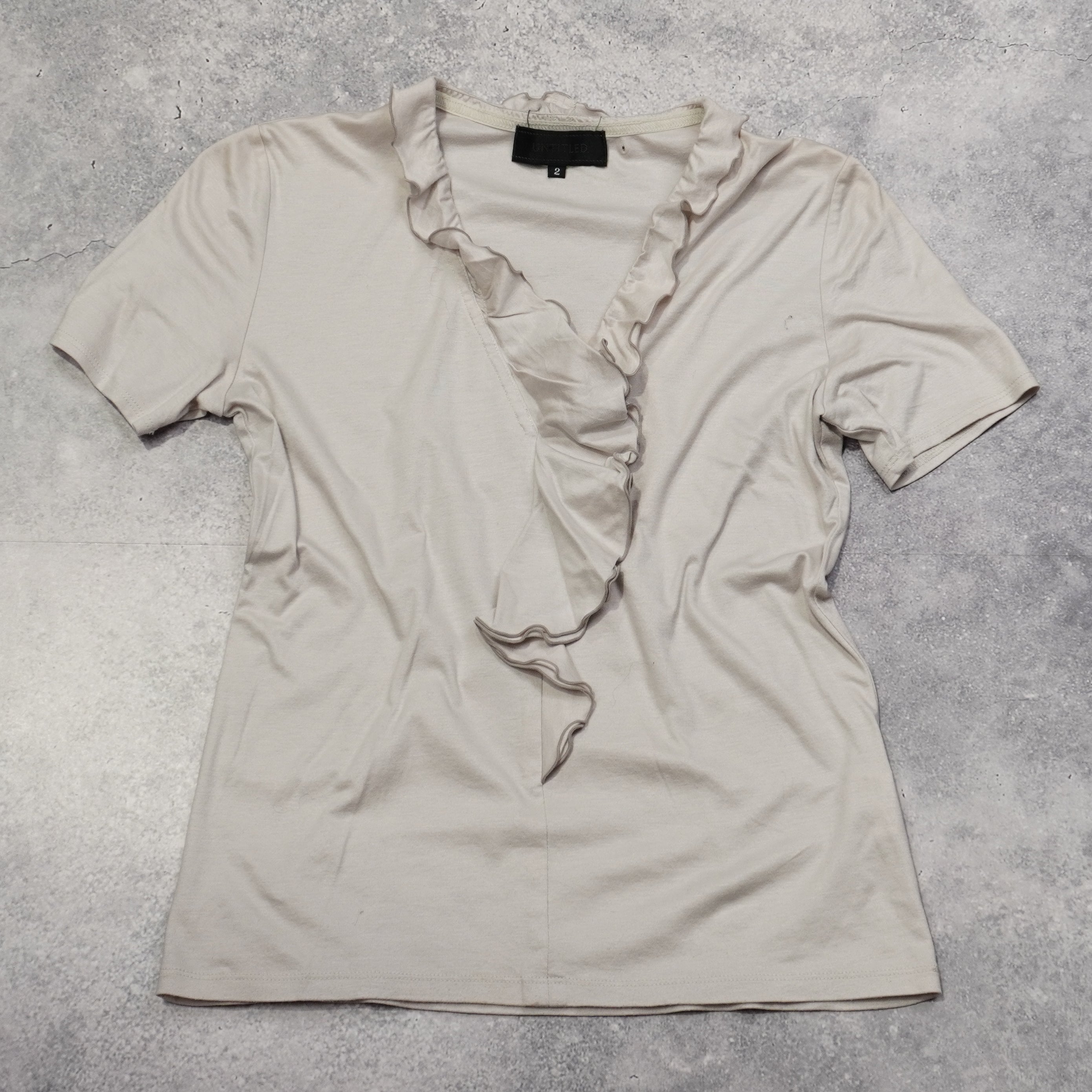 2000s Untitled Ruffled Top