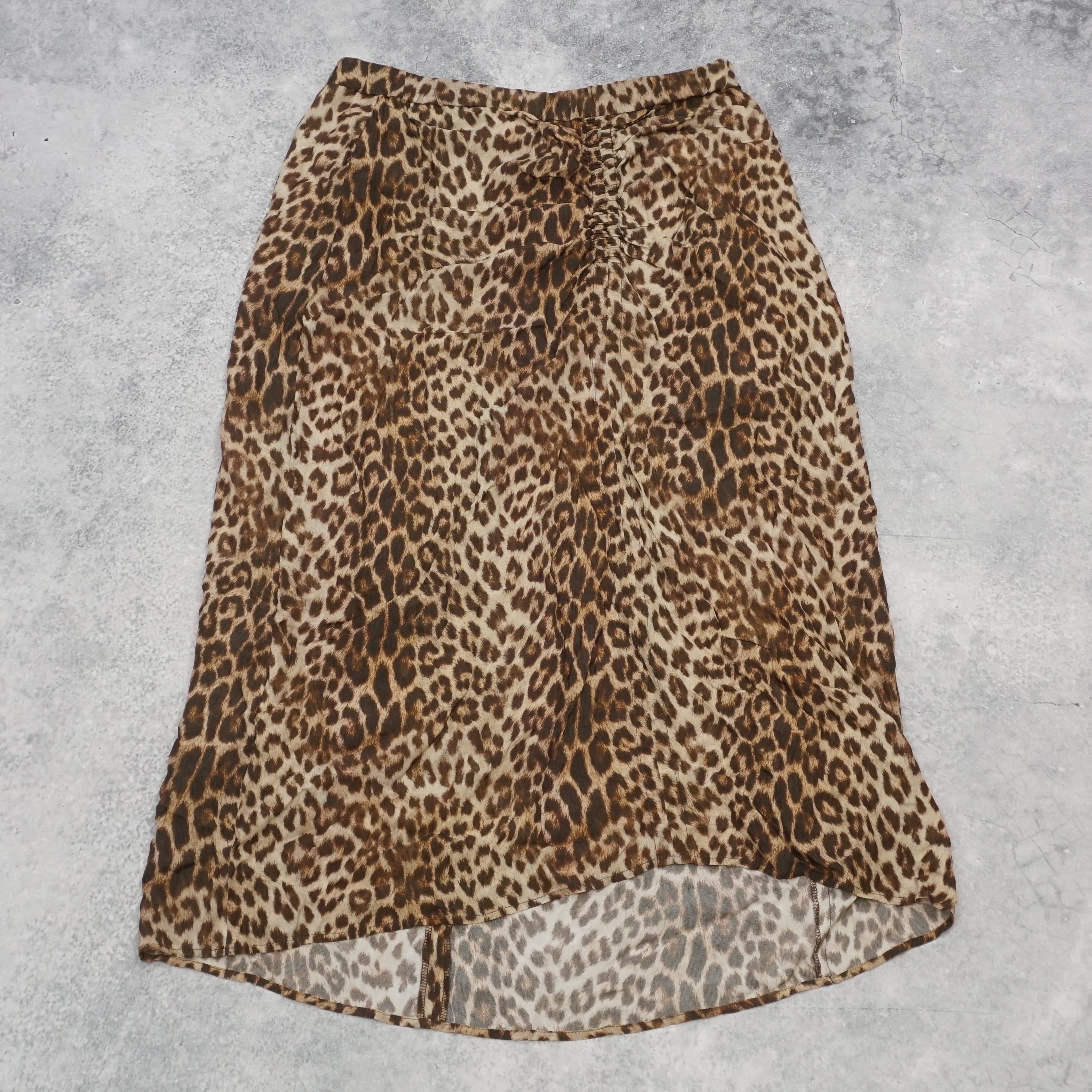 Gerard Darel Leopard Print Skirt