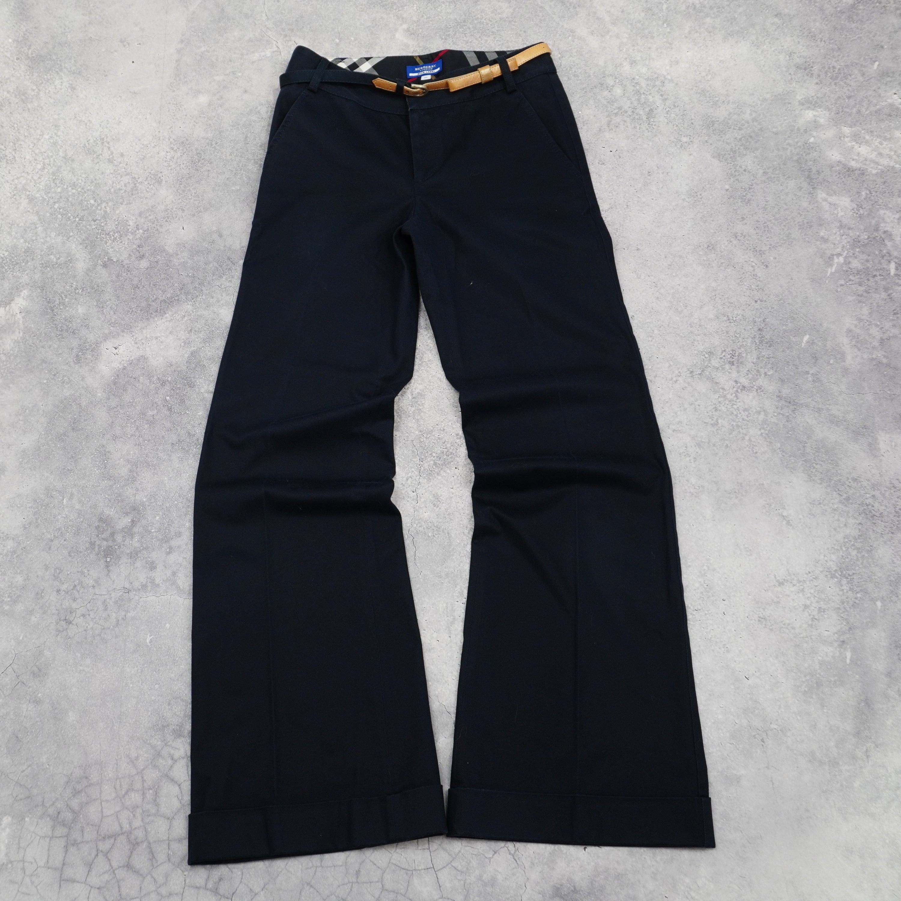 2000s Burberry Blue Label Flared Pants