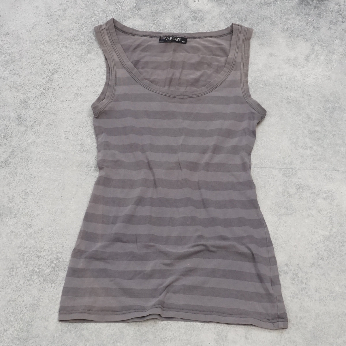 2000s Jay Jays Striped Tank Top