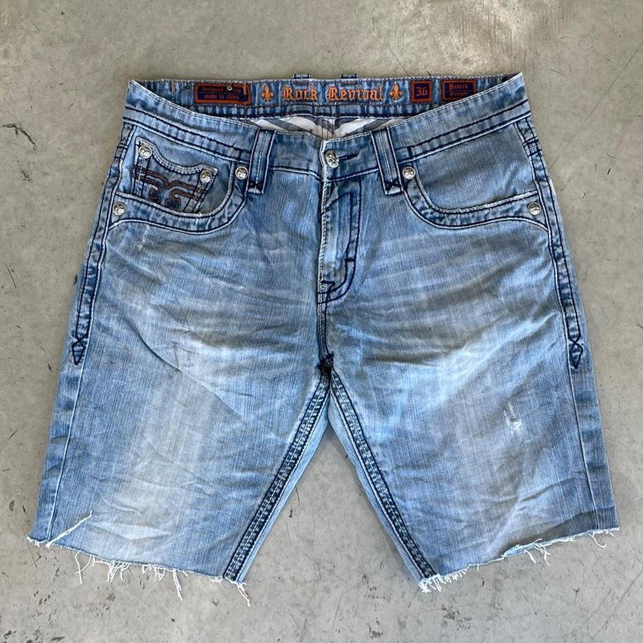2000s Rock Revival Distressed Jorts
