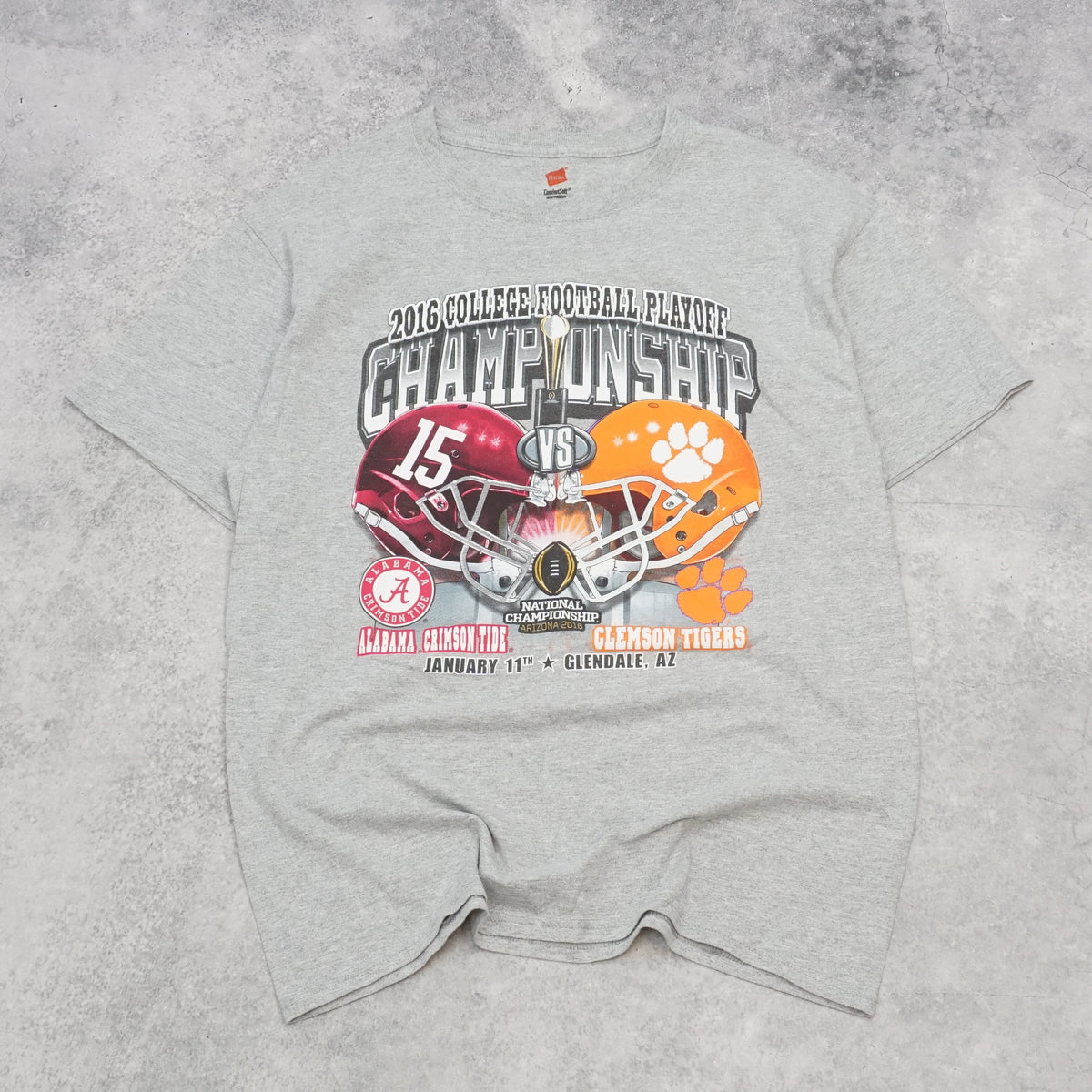 2000s Hanes Football Graphic T-Shirt