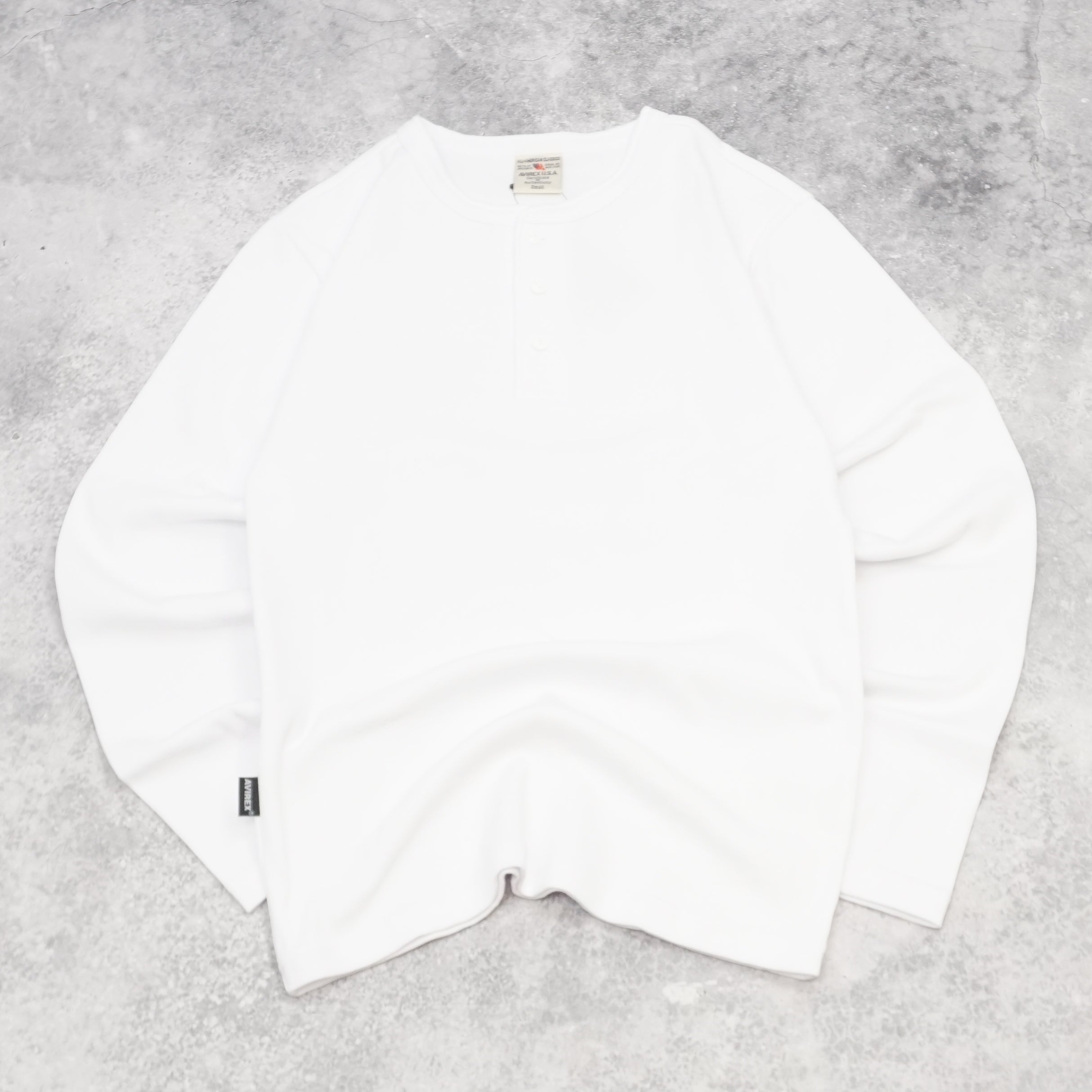 Avirex Daily Wear Henley Long Sleeve Top Long Sleeve