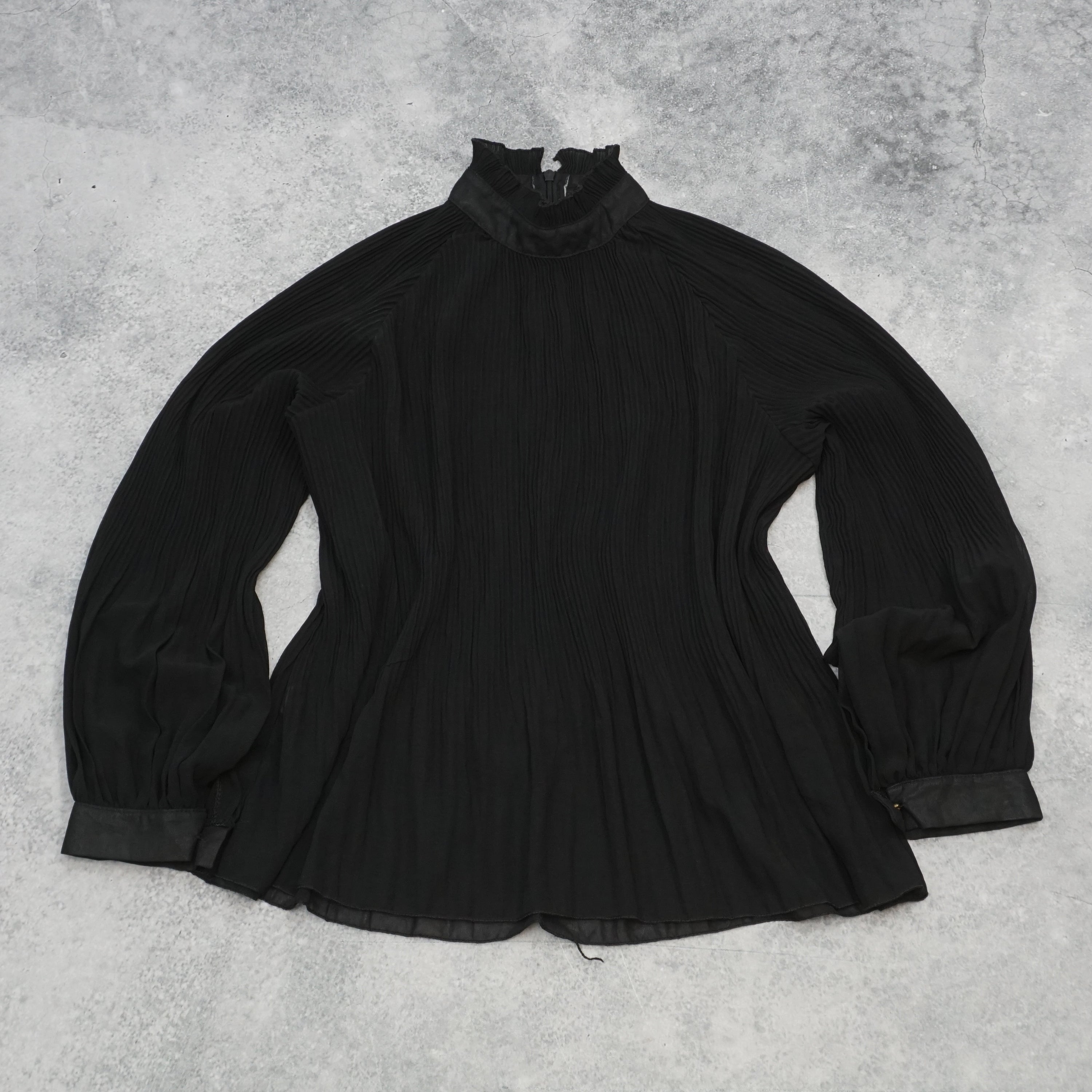 Zip Up High Neck Top