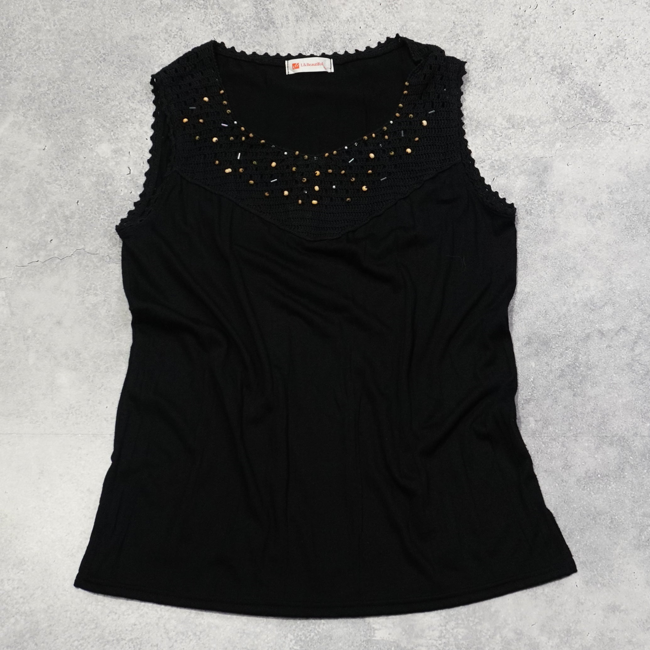 2000s L&Beautiful Embellished Top