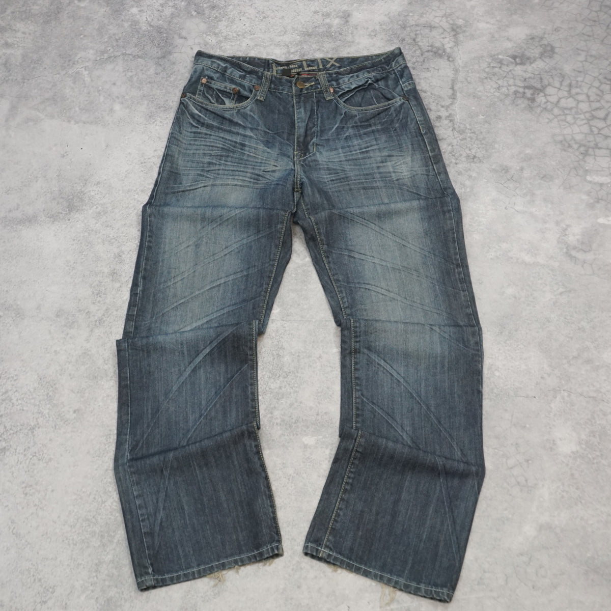 2000s Flix Straight Leg Distressed Jeans