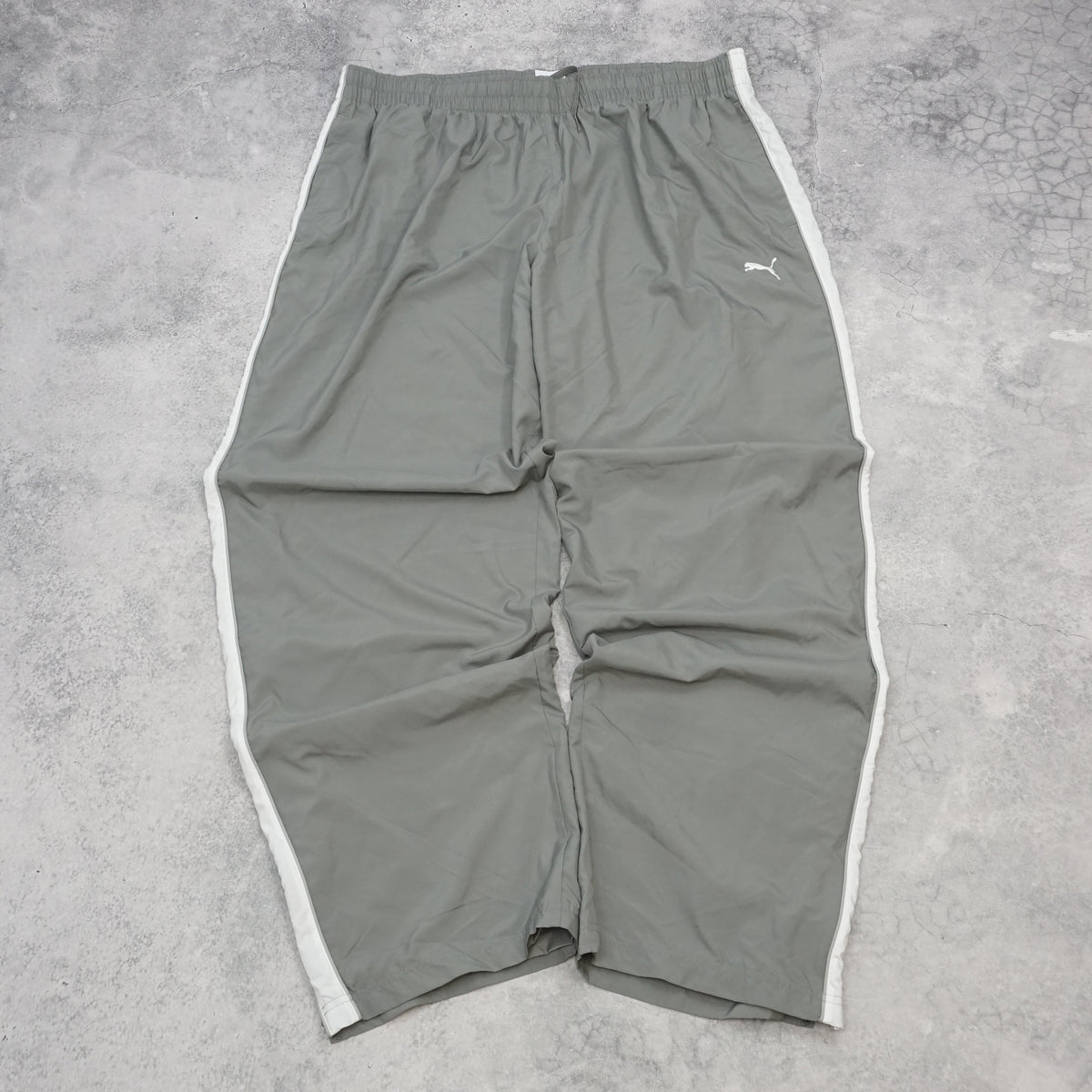 2000s Puma Side Stripe Woven Track Pants