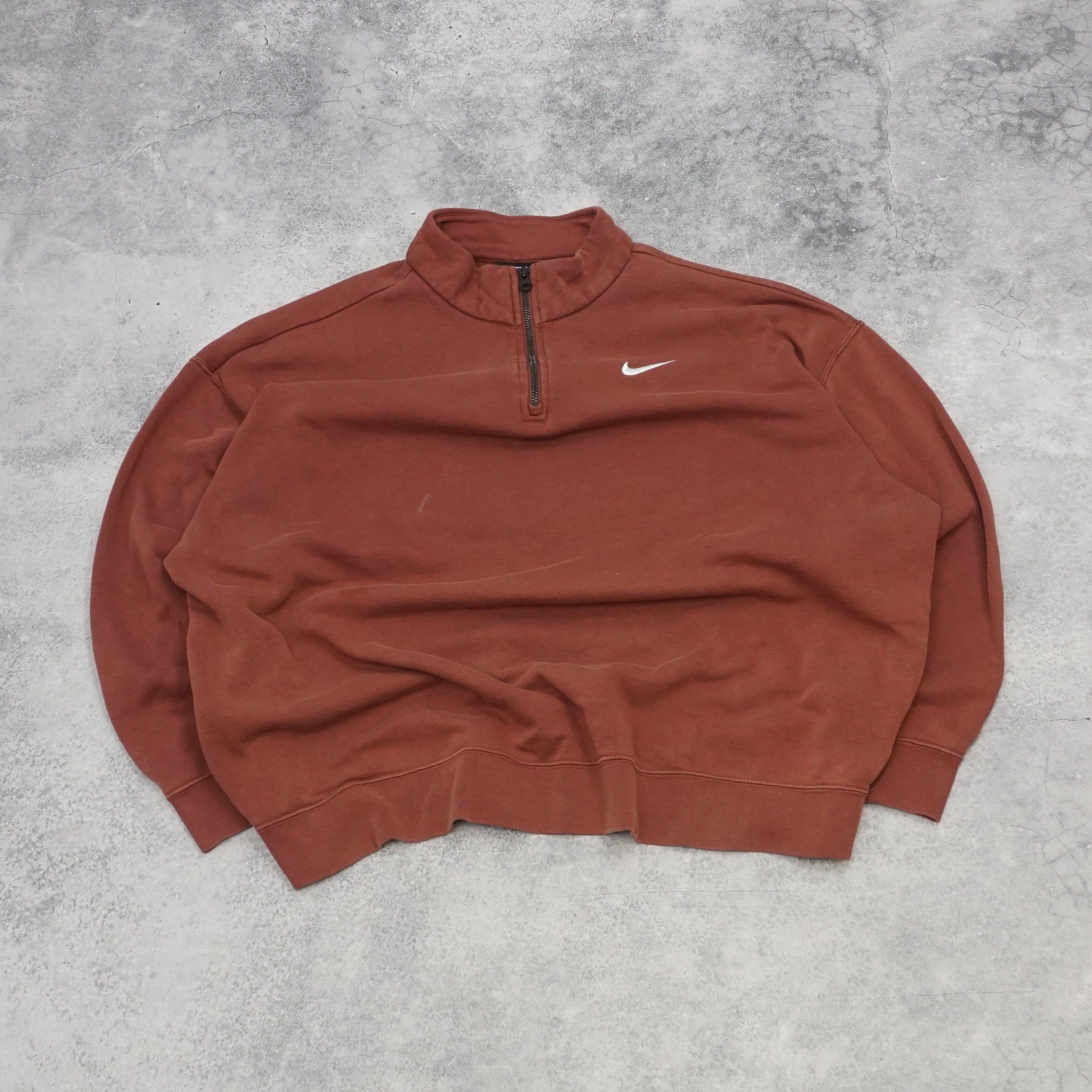 Nike Swoosh Oversized Quarter Zip Jumper