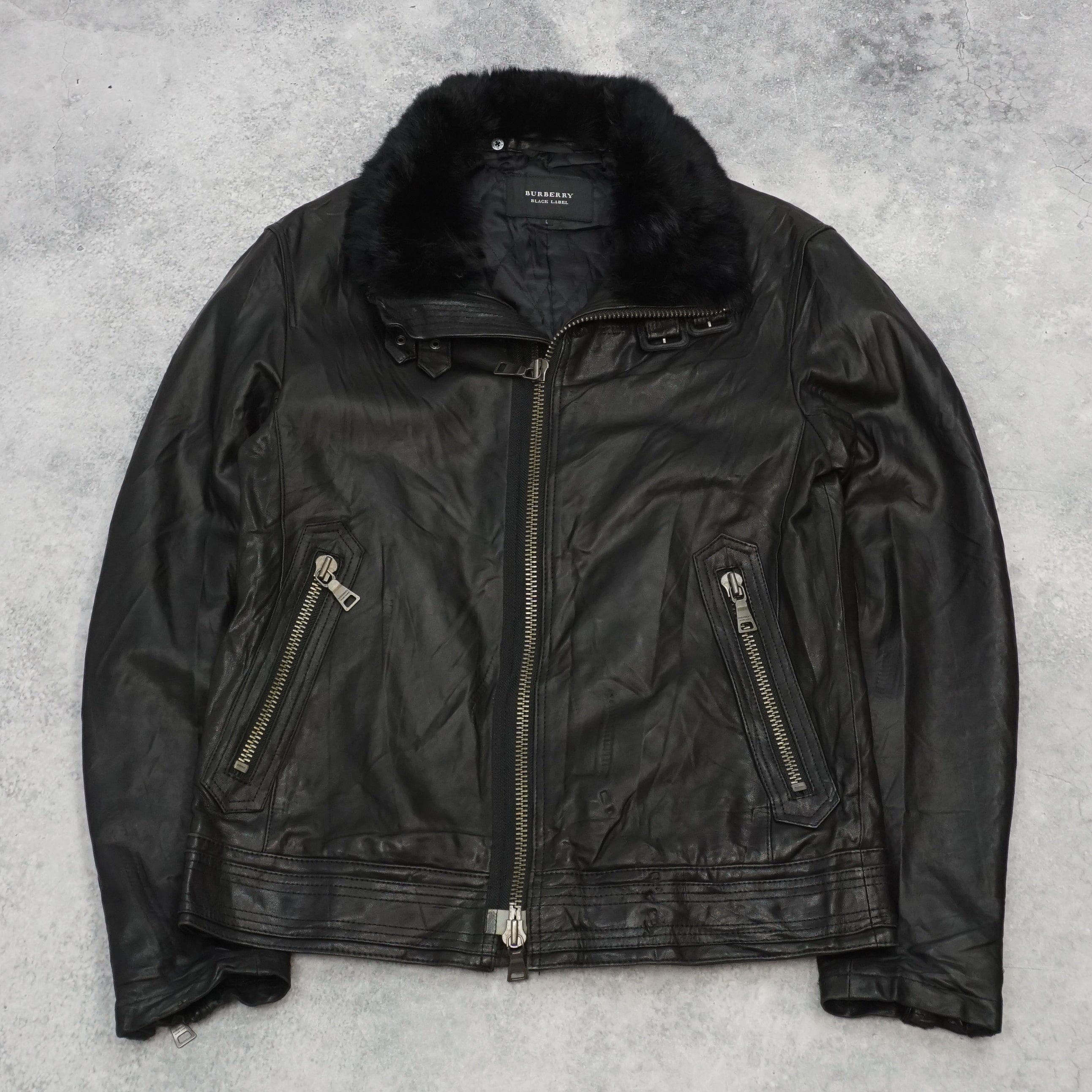 Burberry Black Label Leather Jacket