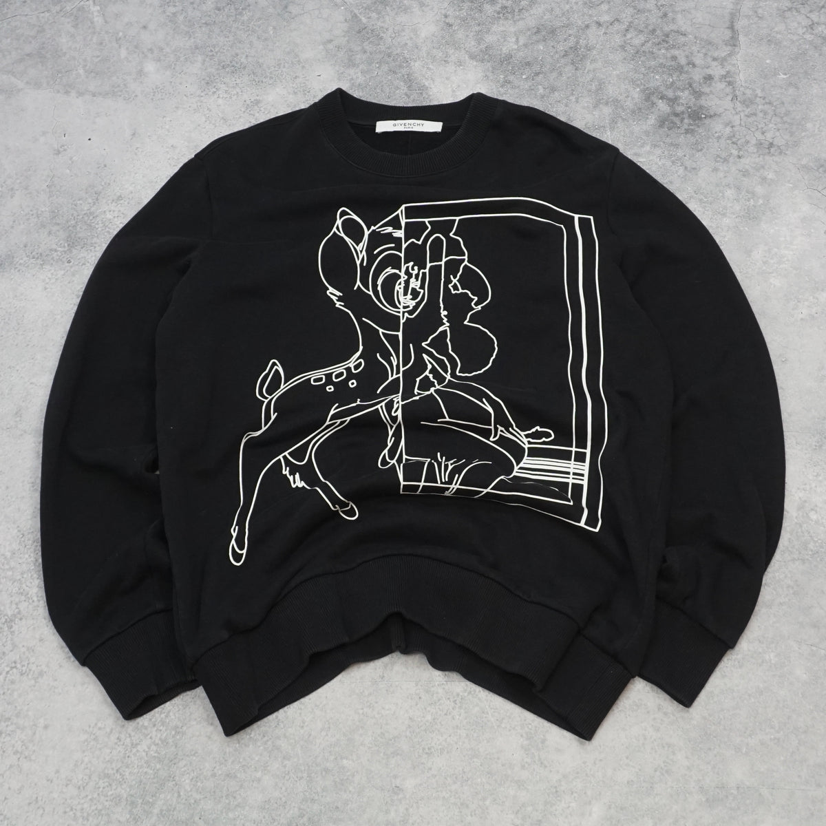 2000s Givenchy Deer Crewneck Jumper