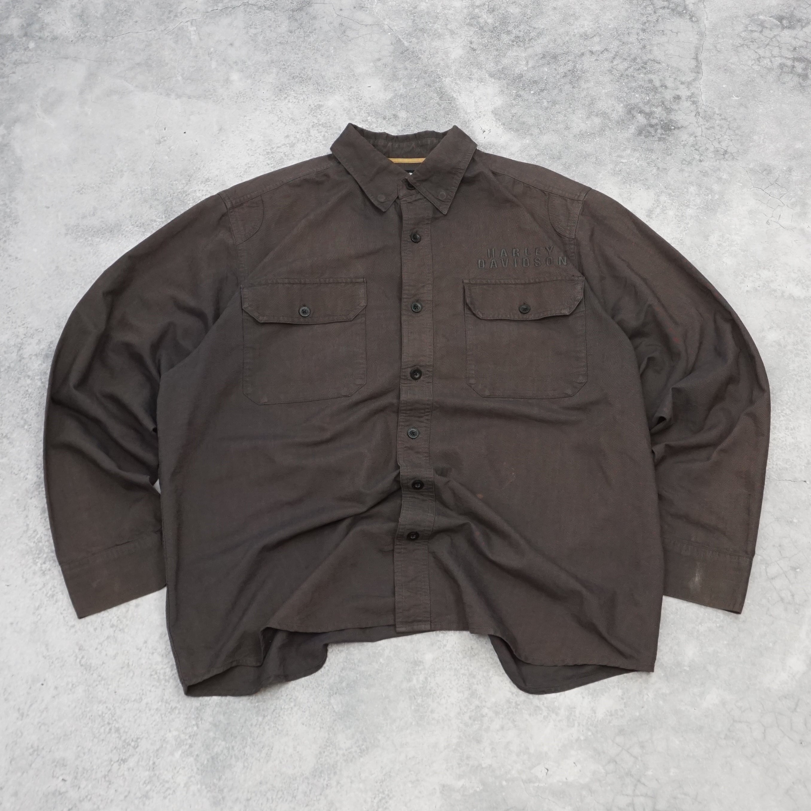 Harley Davidson Button Up