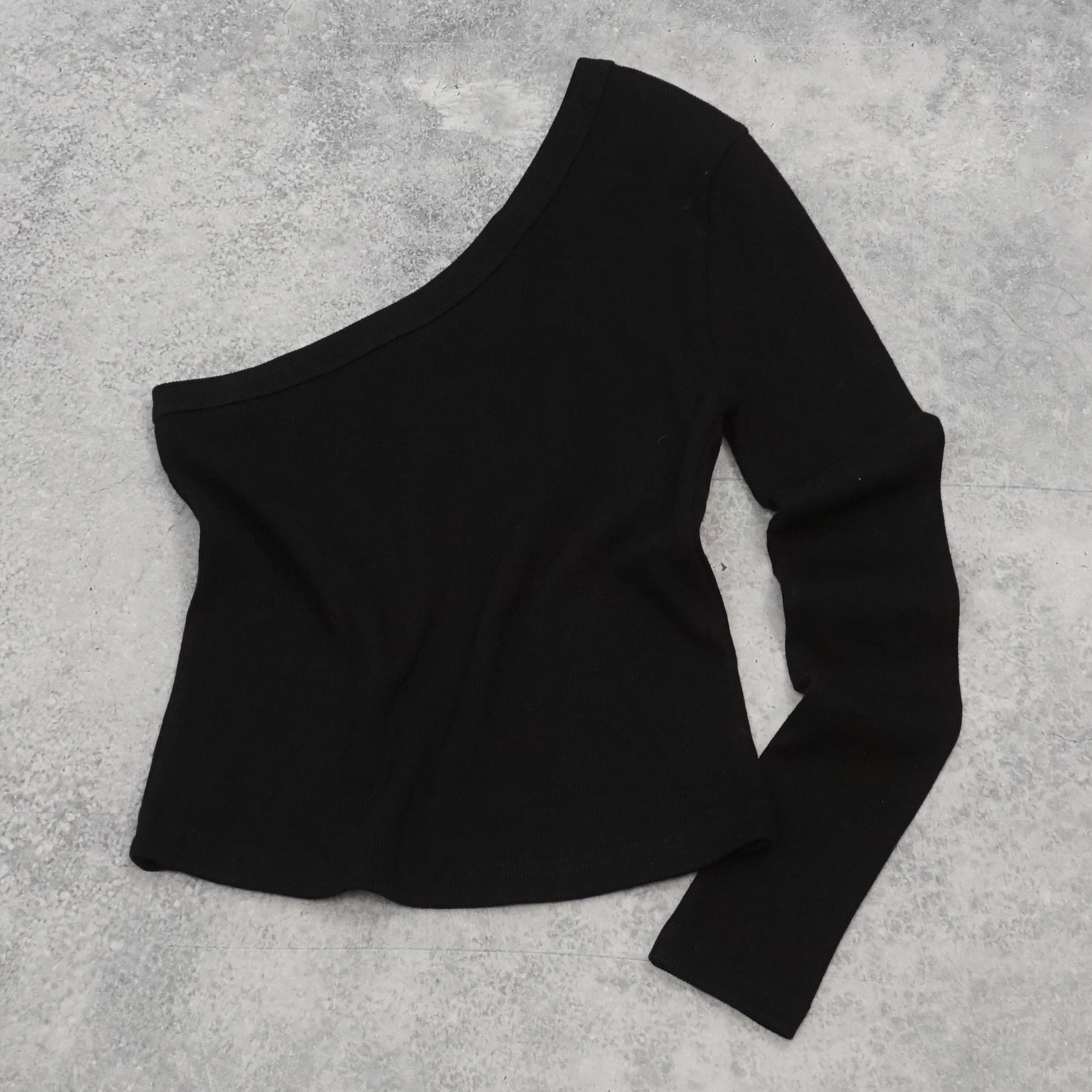 Assembly Label One Shoulder Crop Top