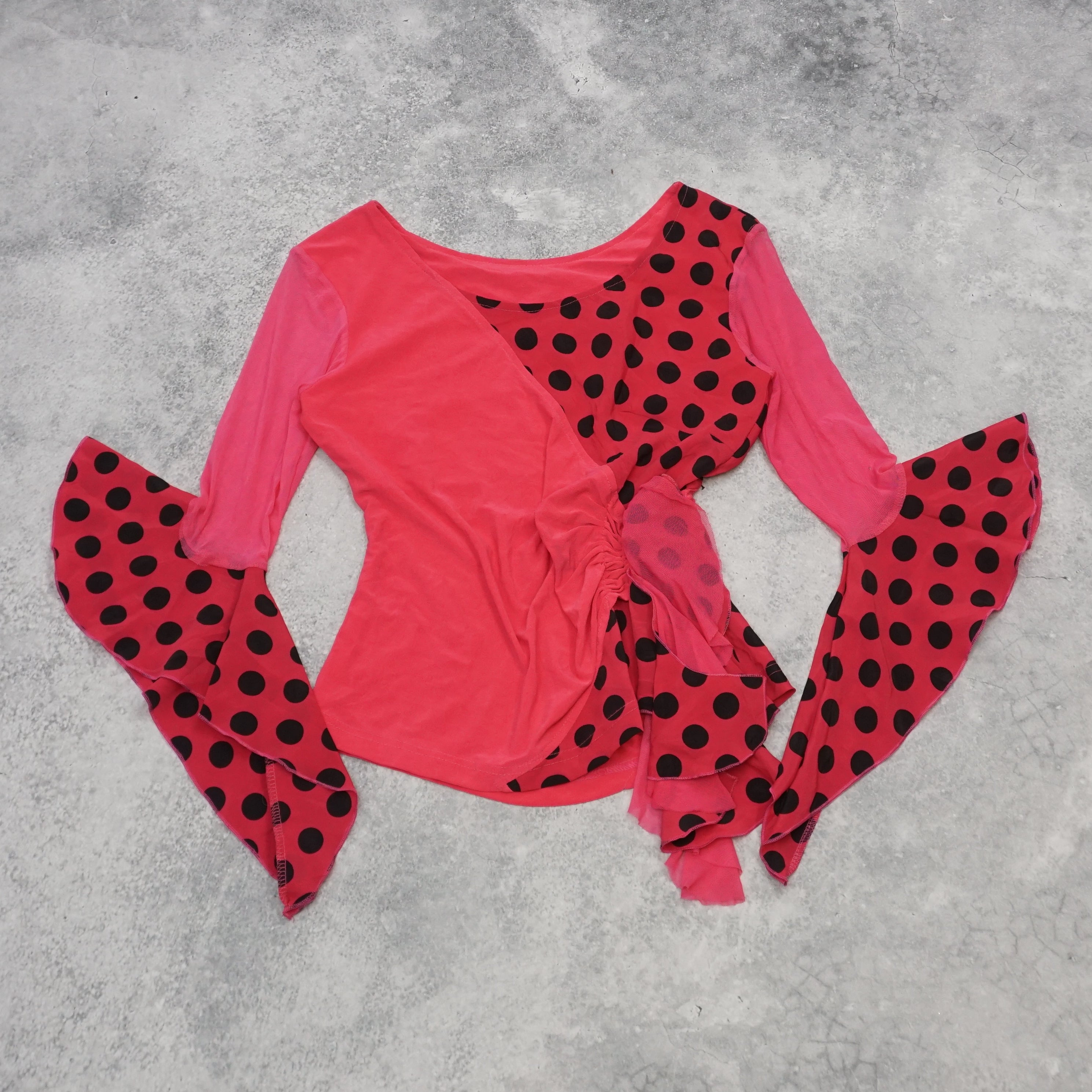 2000s Polka Dot Top