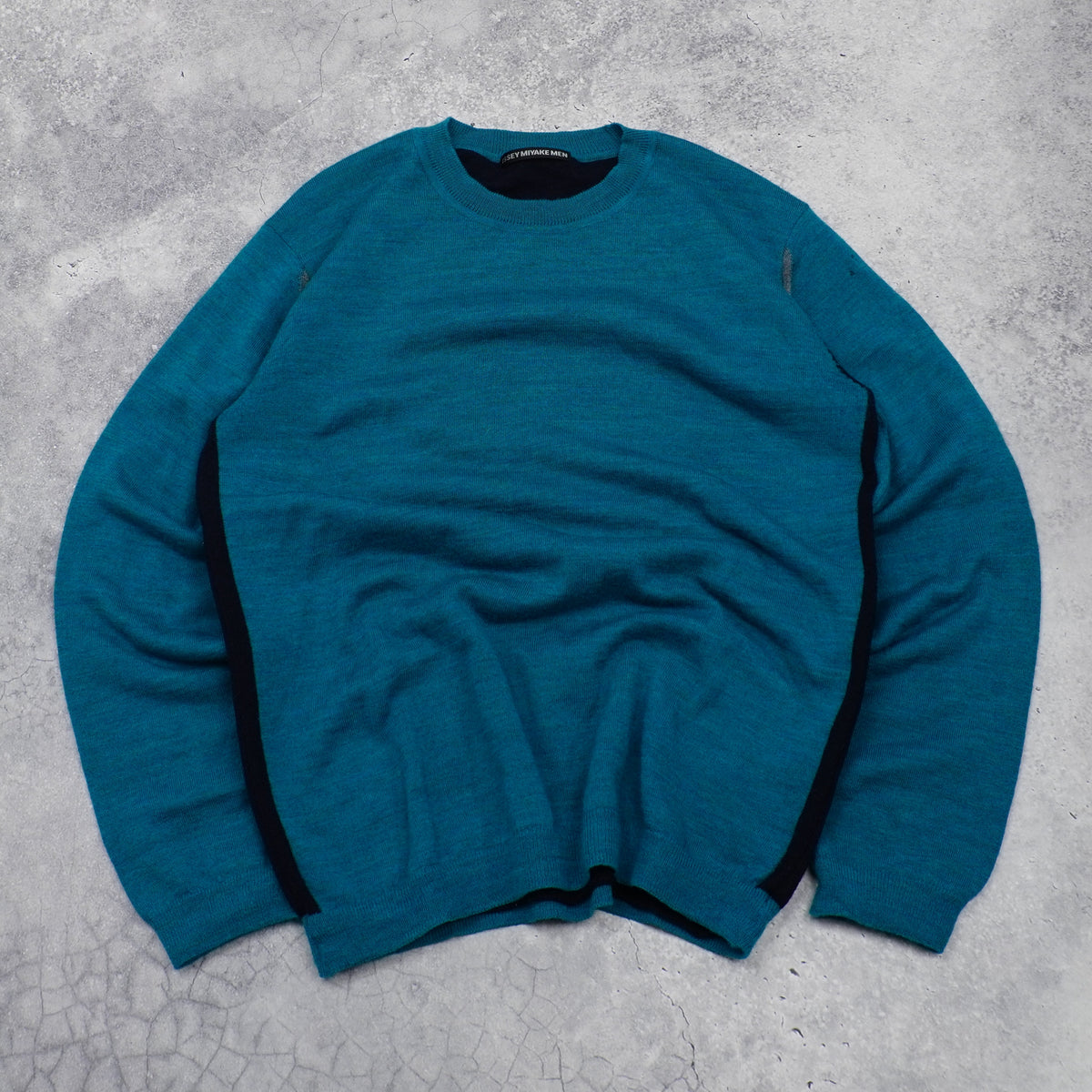 Issey Miyake Men Double Layered Wool Knit