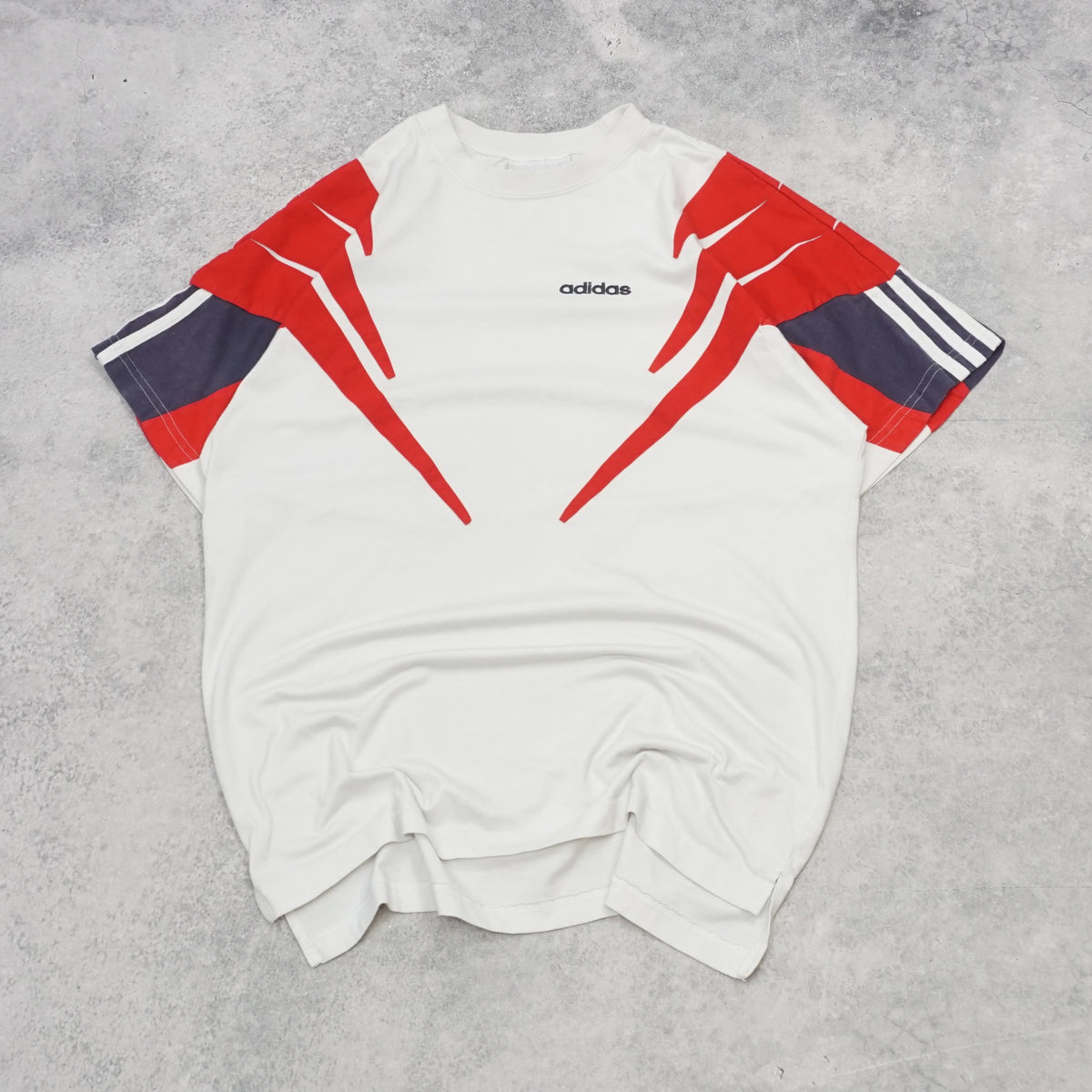 90s Adidas Colour Block T-Shirt