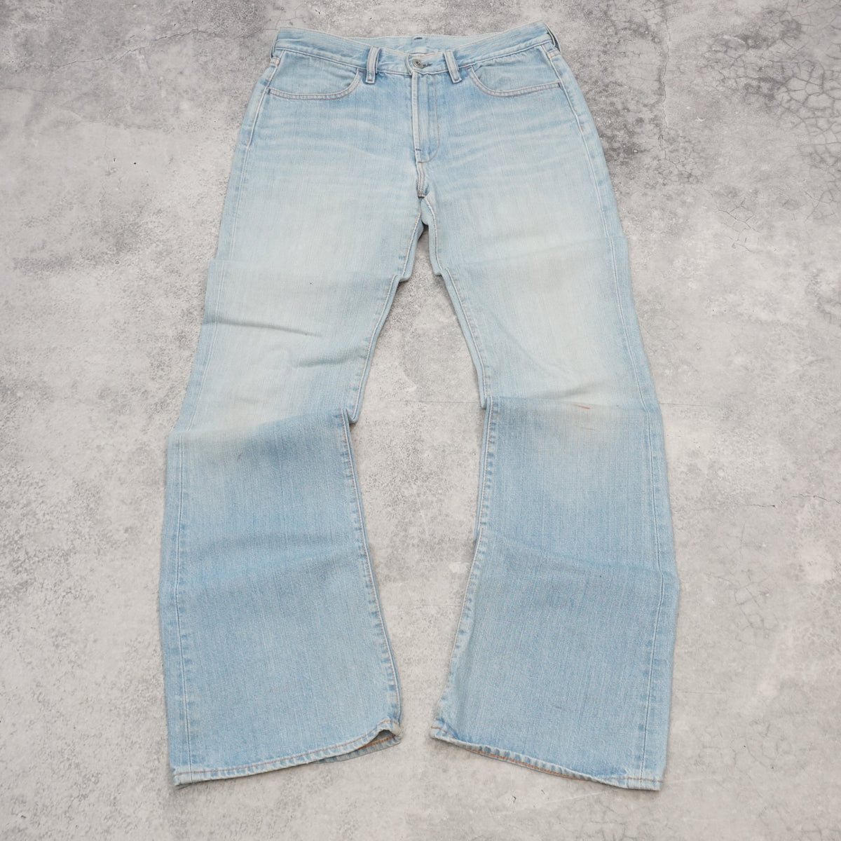 2000s Diesel Flared Light Wash Jeans