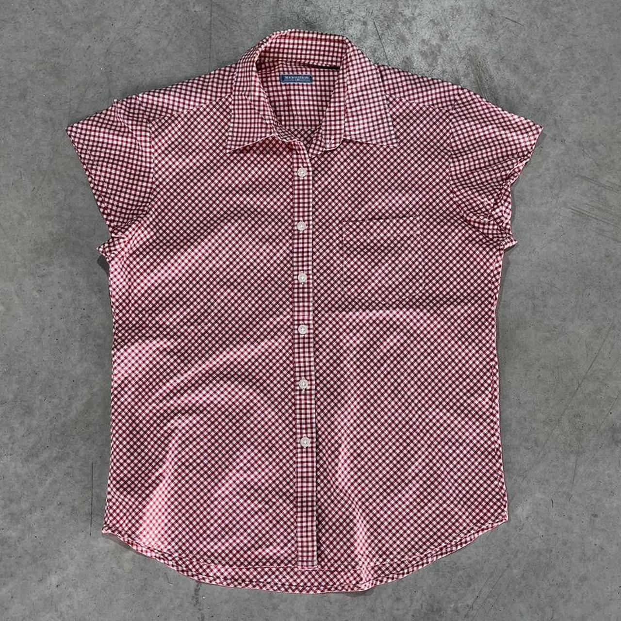 2000s Naroissus Short Sleeve Button Up Shirt