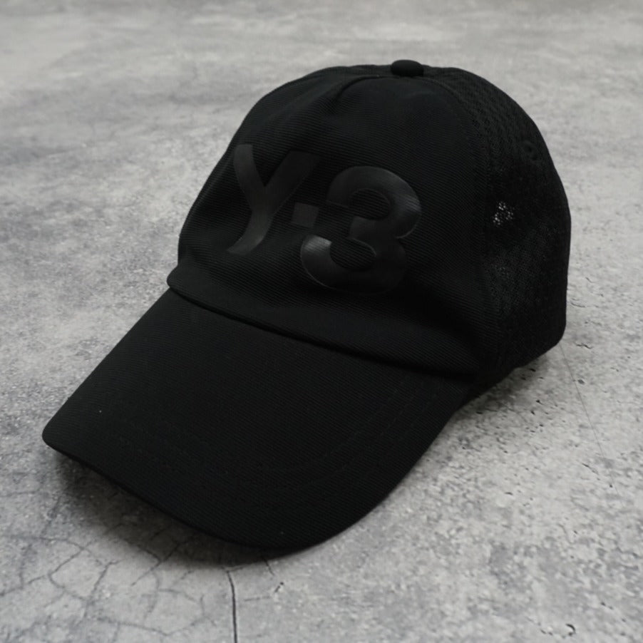 Y-3 Mesh Trucker Logo Hat