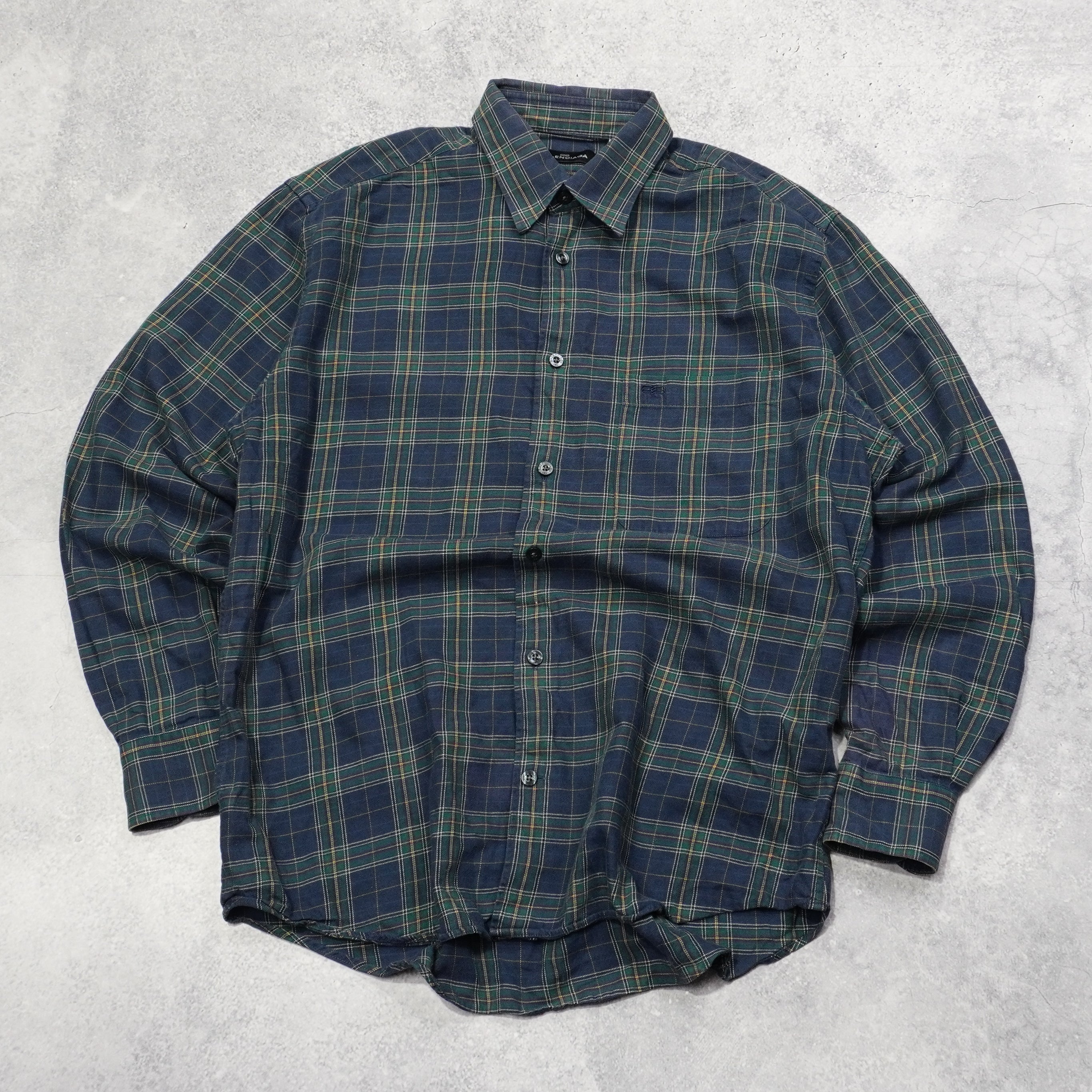 2000s Balenciaga Checkered Button Up