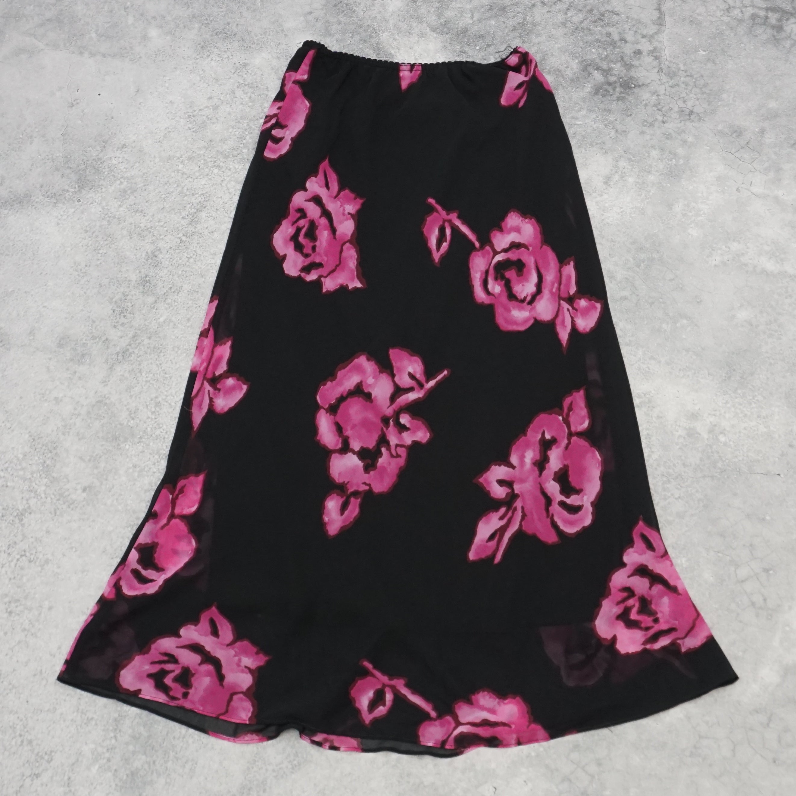 2000s FWH Floral Print Skirt