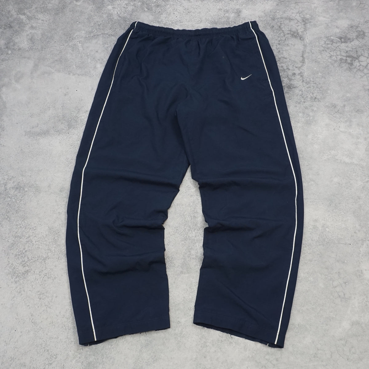 2000s Nike Piped Embroidered Swoosh Track Pants