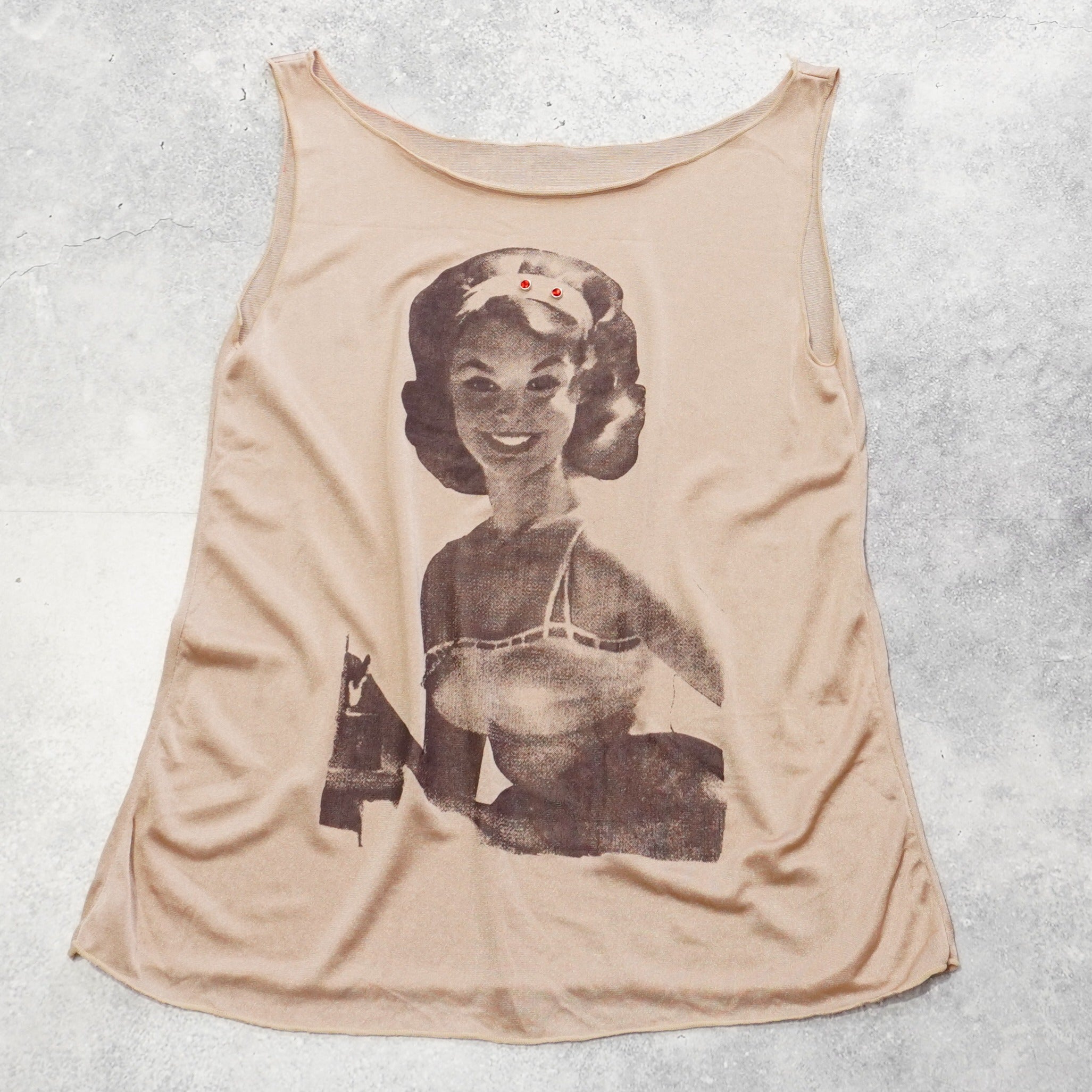 2000s Sheer Tank Top