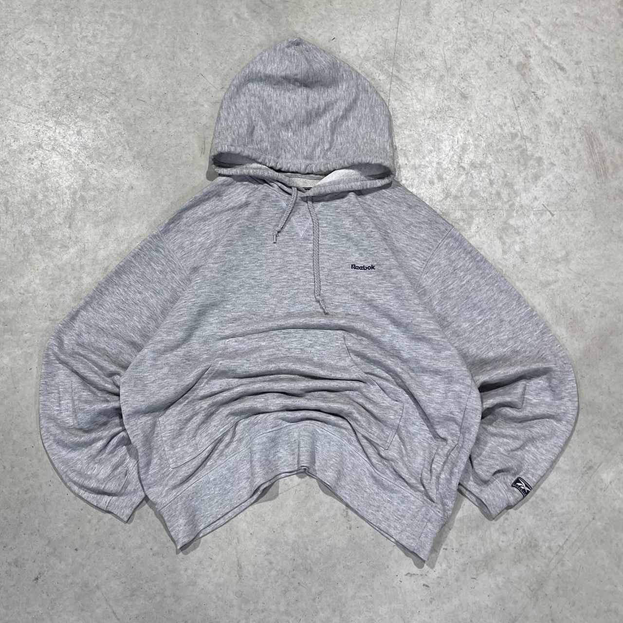 2000s Reebok Oversized Hoodie Crop