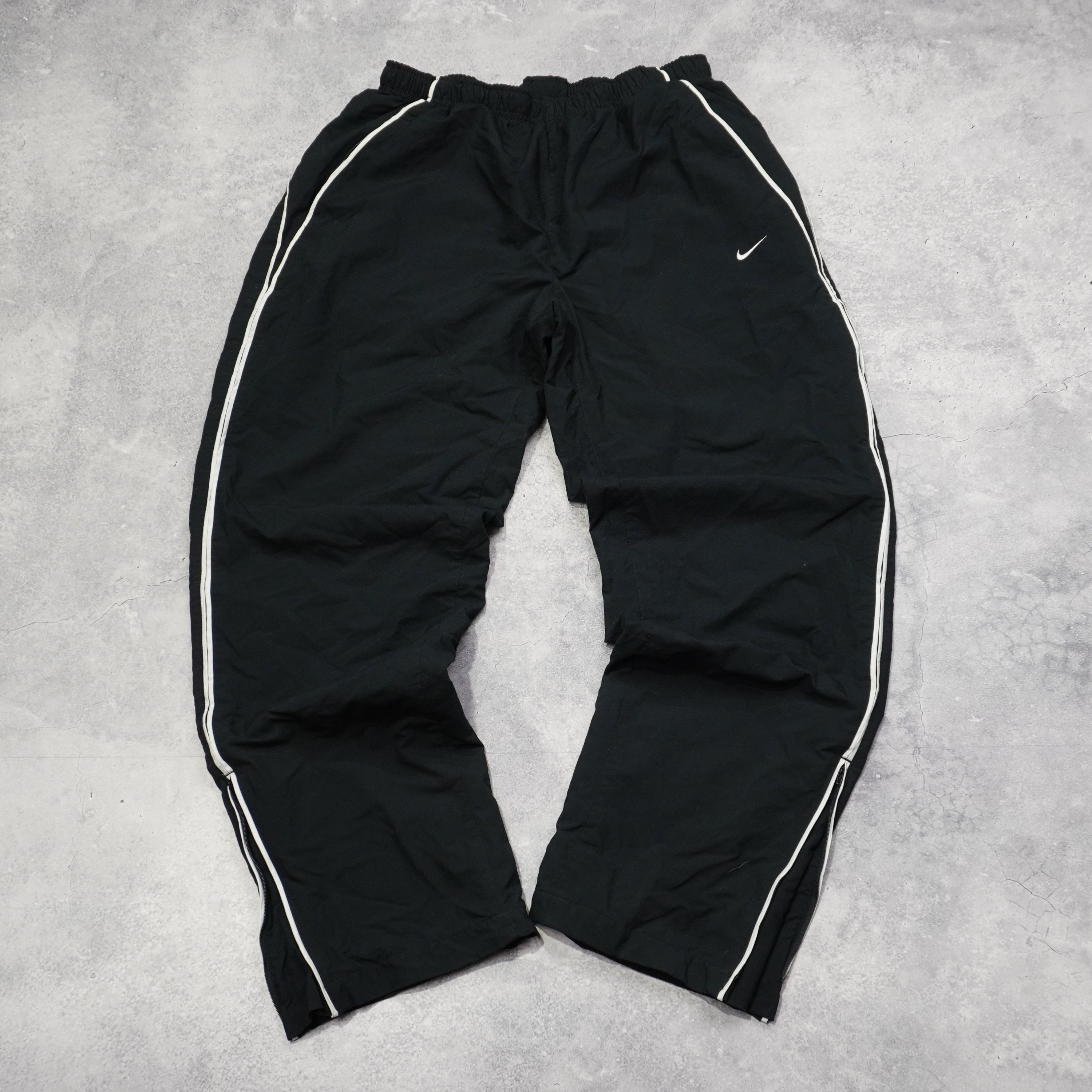 2000s Nike Ankle Zip Flared Track Pants