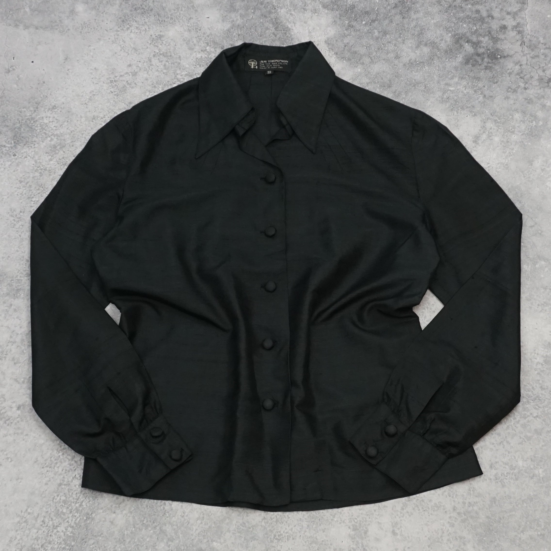 90s Jim Thompson Silk Lightweight Button Up