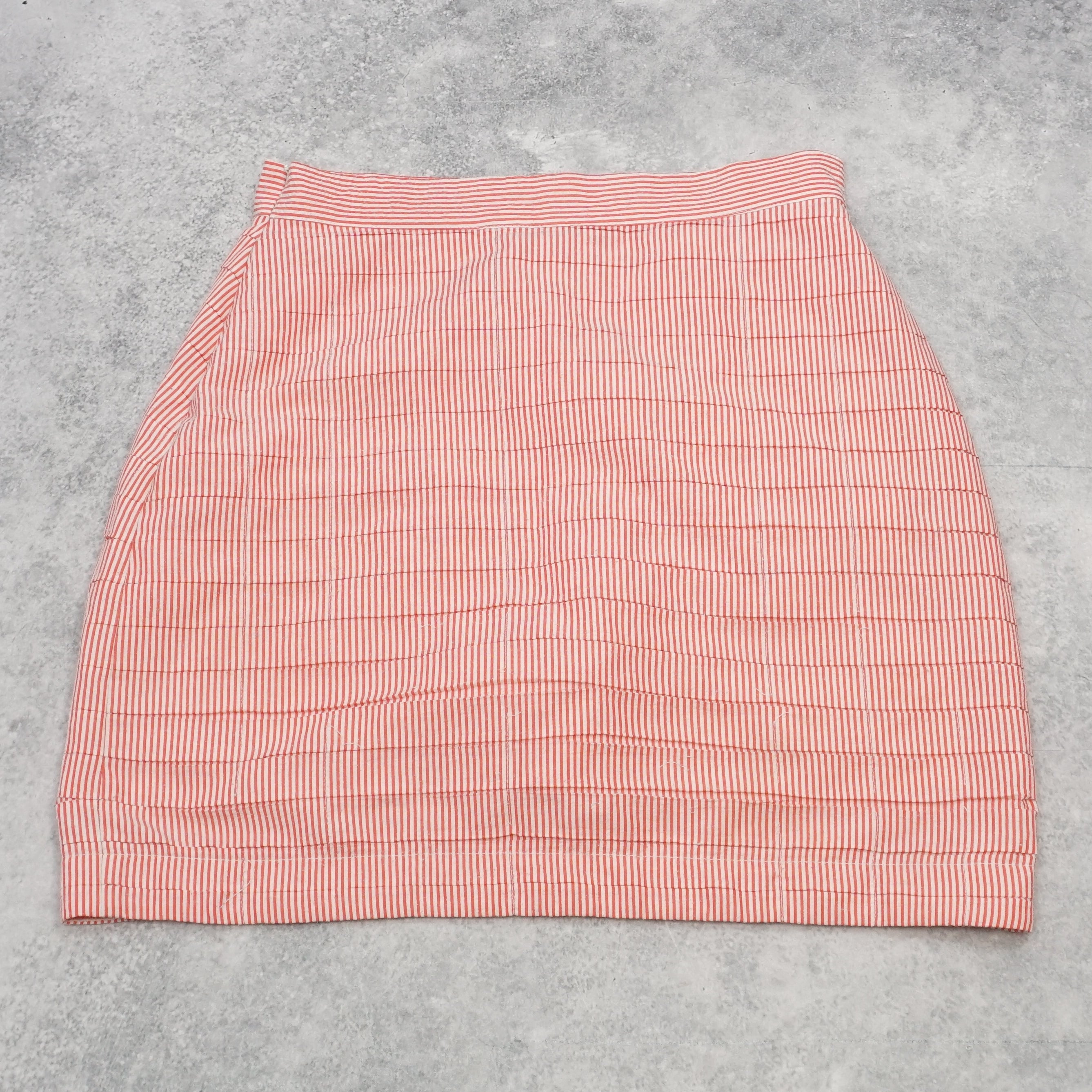 Alpha60 Striped  Mini Skirt