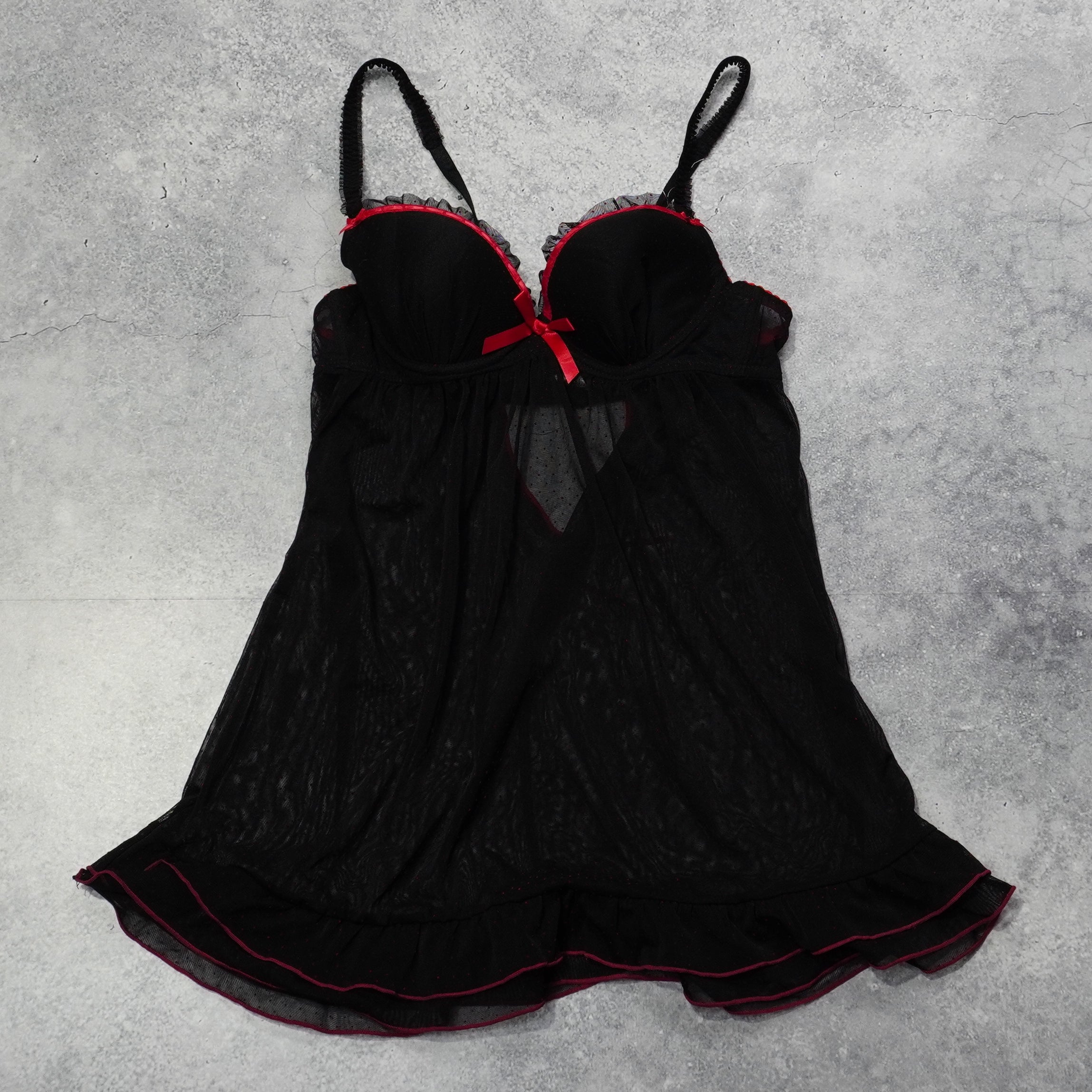 Lace Trimmed Slip Dress