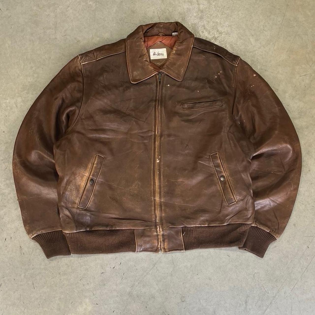 2000s Adam Spencer Leather Jacket