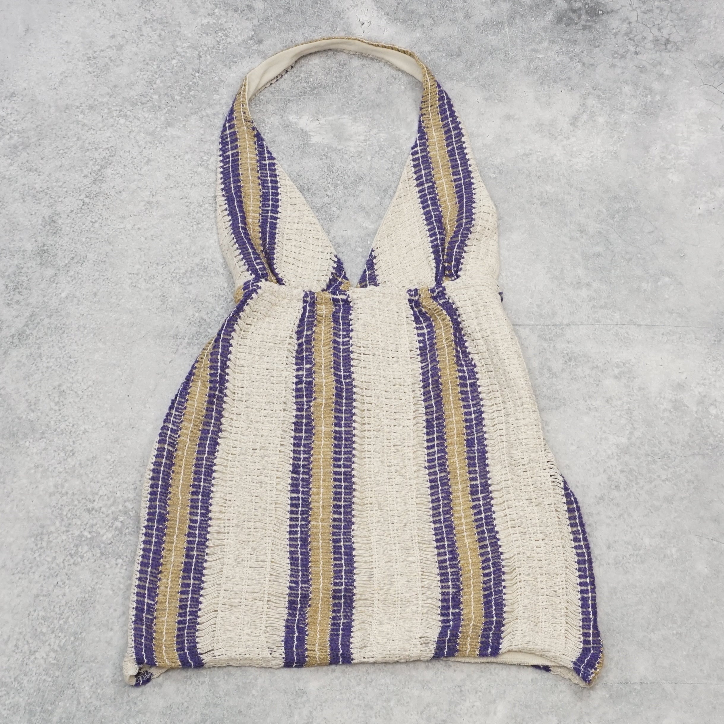 Pull&Bear Striped Halter Top