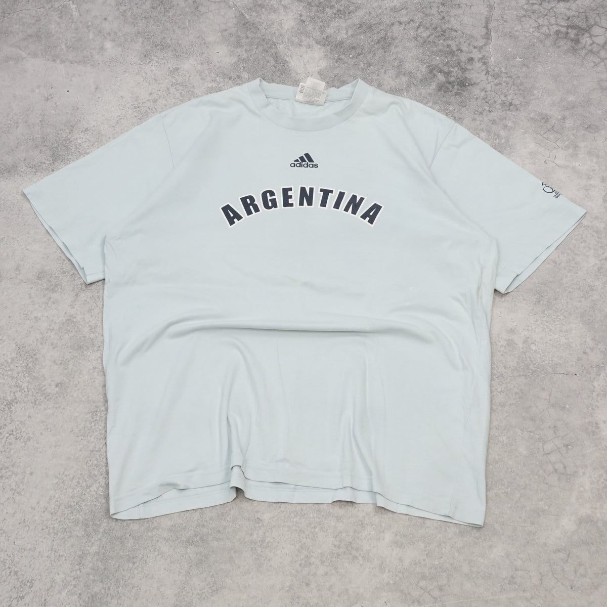 2000s Adidas Argentina World Cup 2002 Graphic T-Shirt