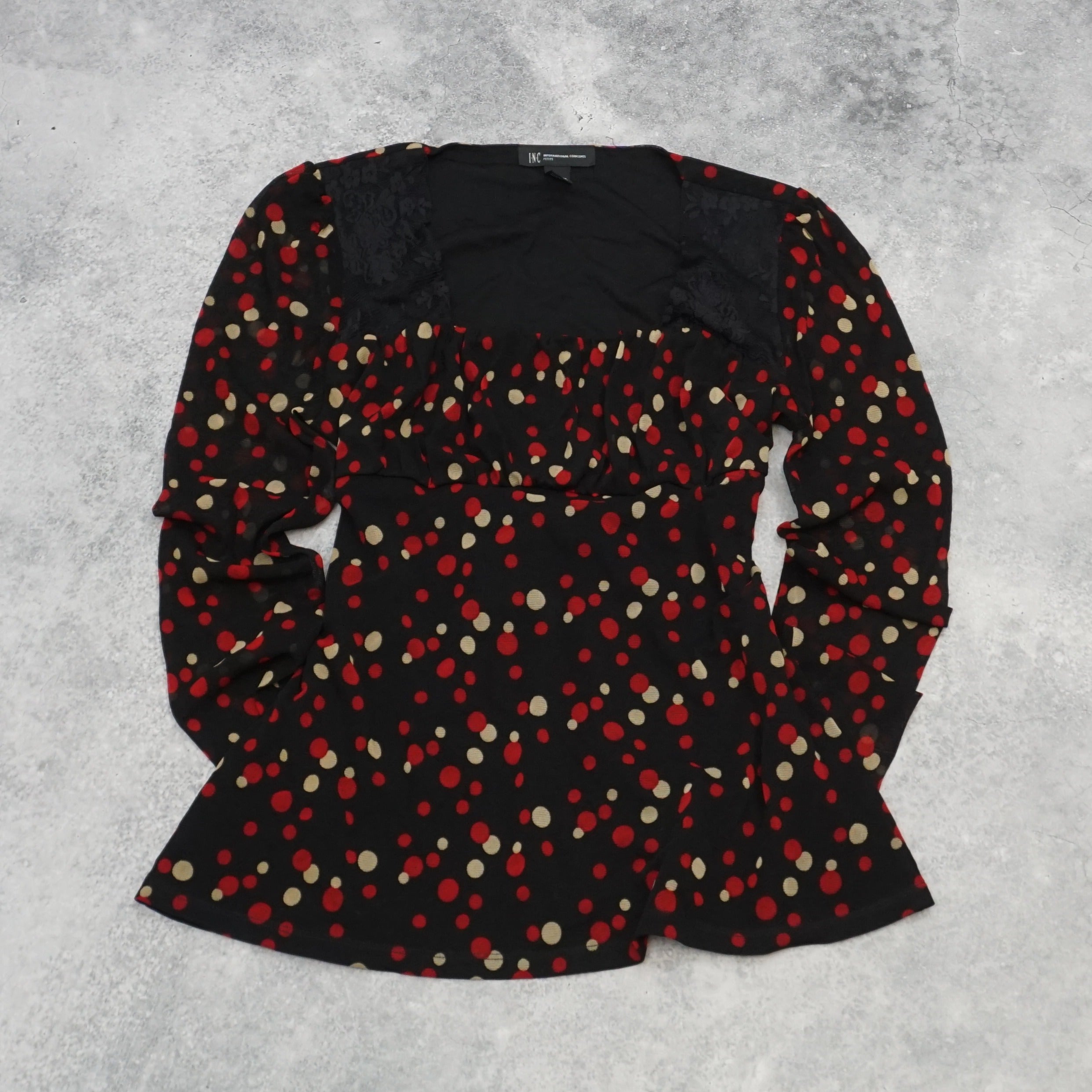 2000s International Concepts Floral Print Top