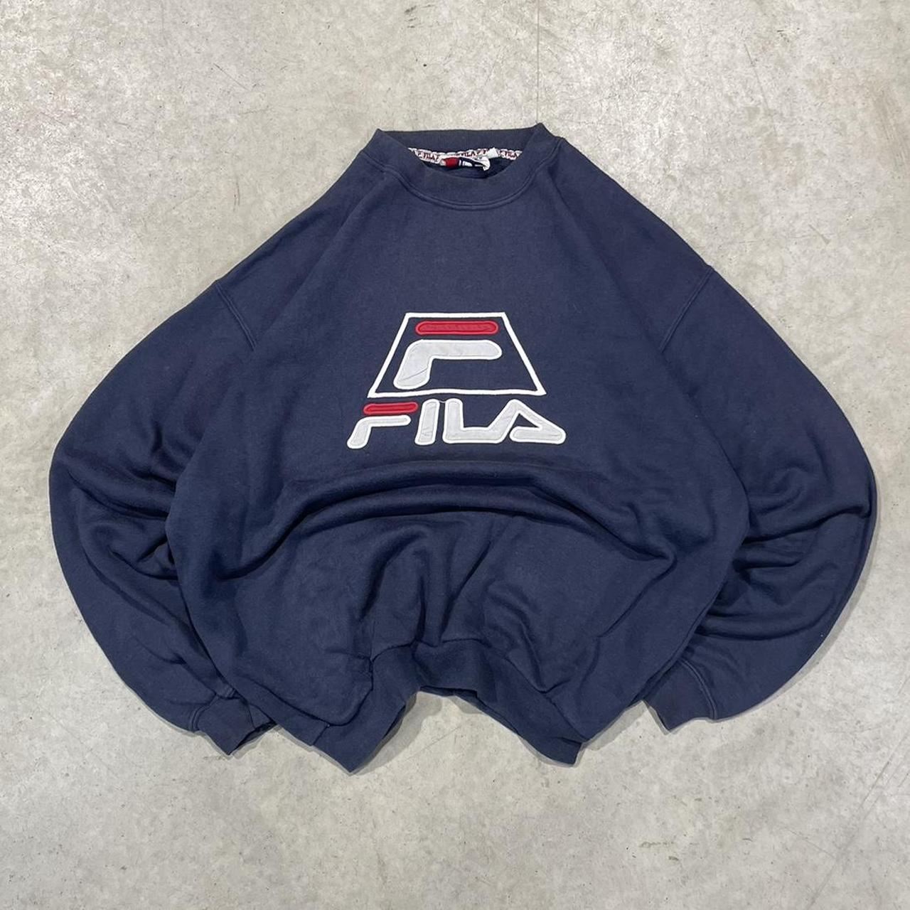 2000s Fila Oversized Crewneck