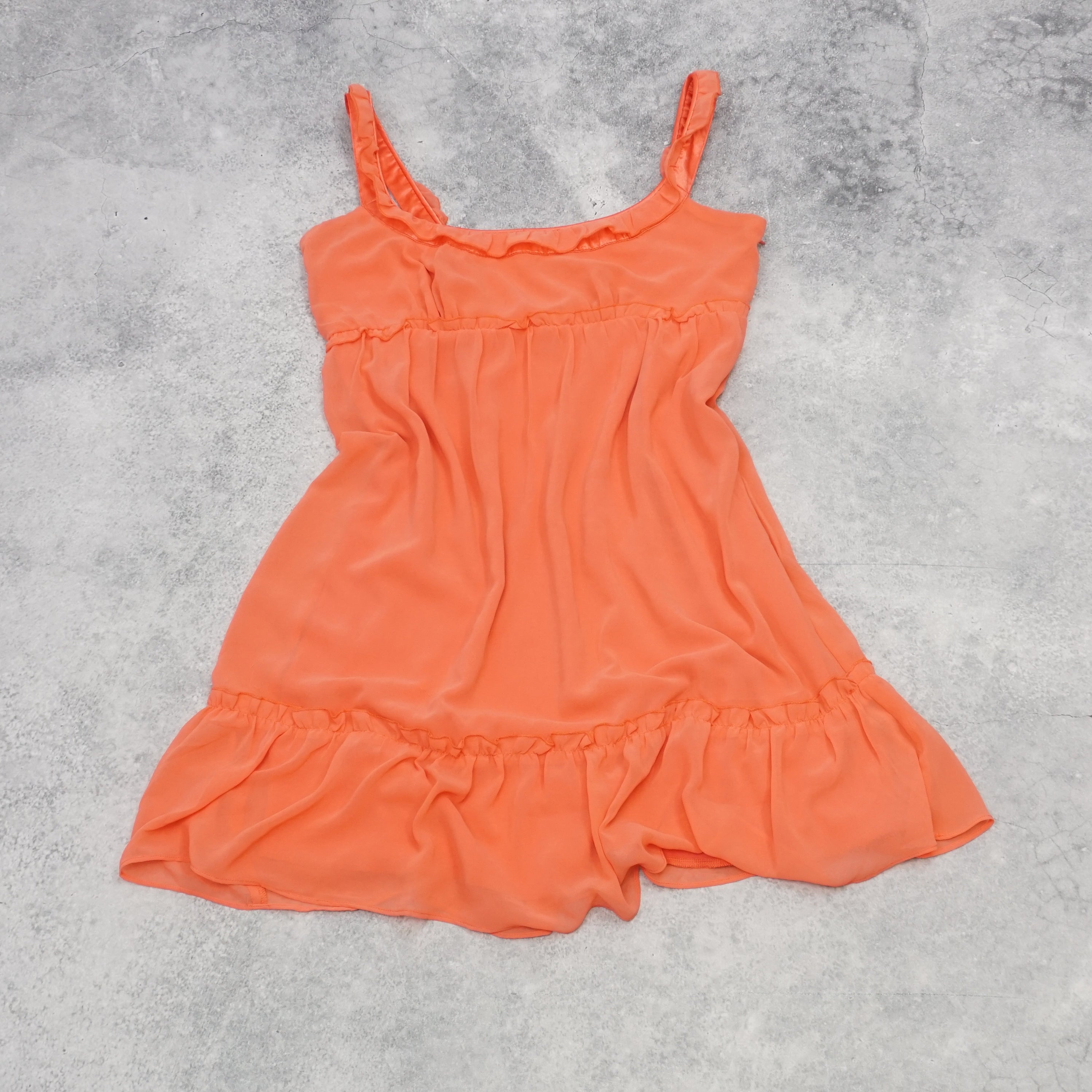 2000s Forcast Ruffled Mini Dress
